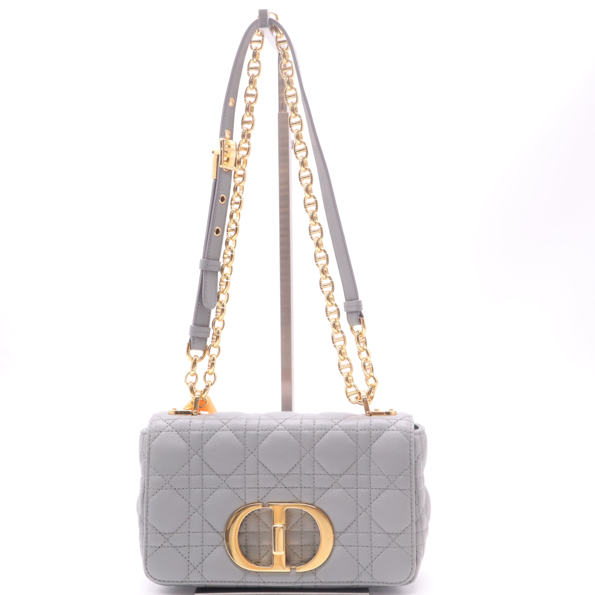 Caro Bag Cannage Quilt Calfskin Small Twins LDJ4923