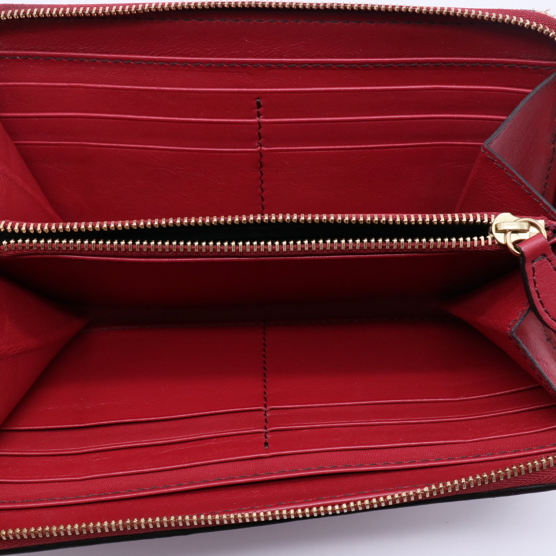 Burberry House Check Canvas Elmore Zip Around Wallet W21323