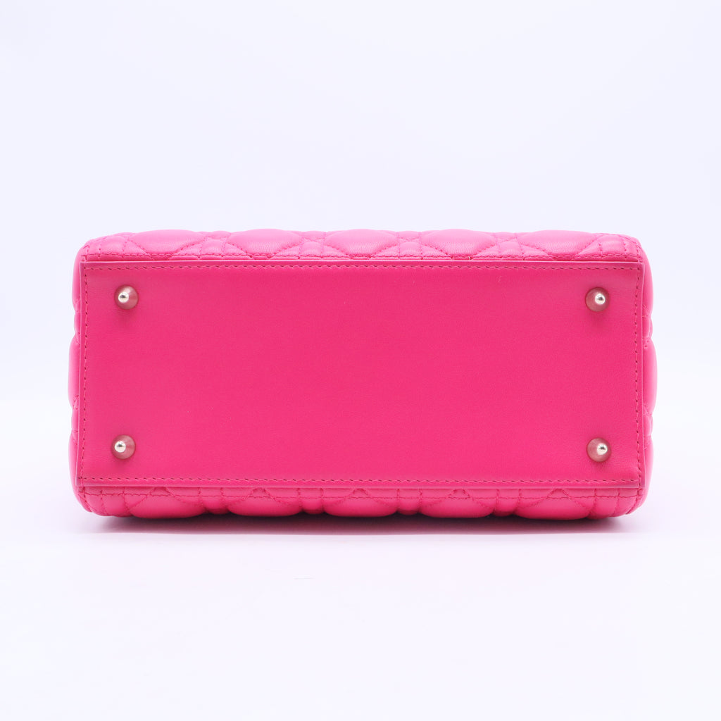 Lady Dior Bag Cannage Quilt Lambskin Medium
