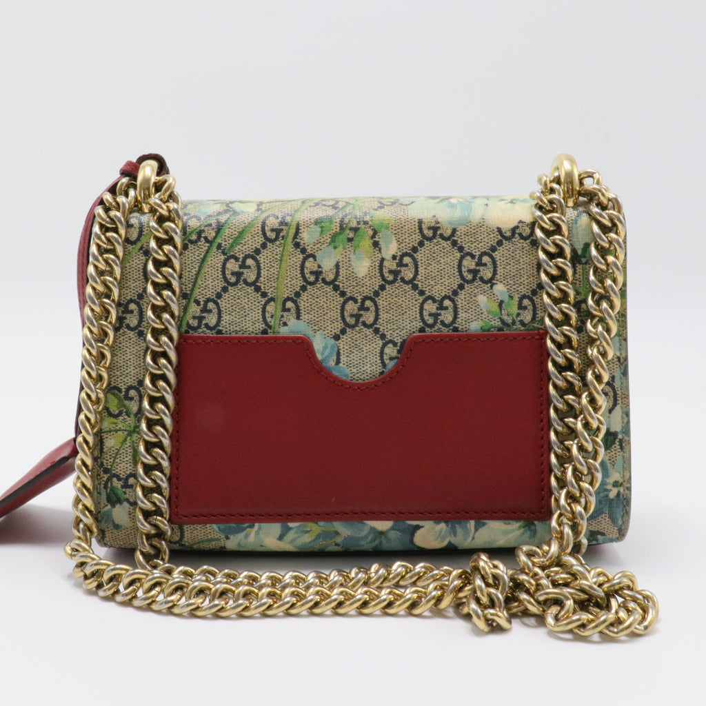 Small GG Blooms Padlock Shoulder Bag