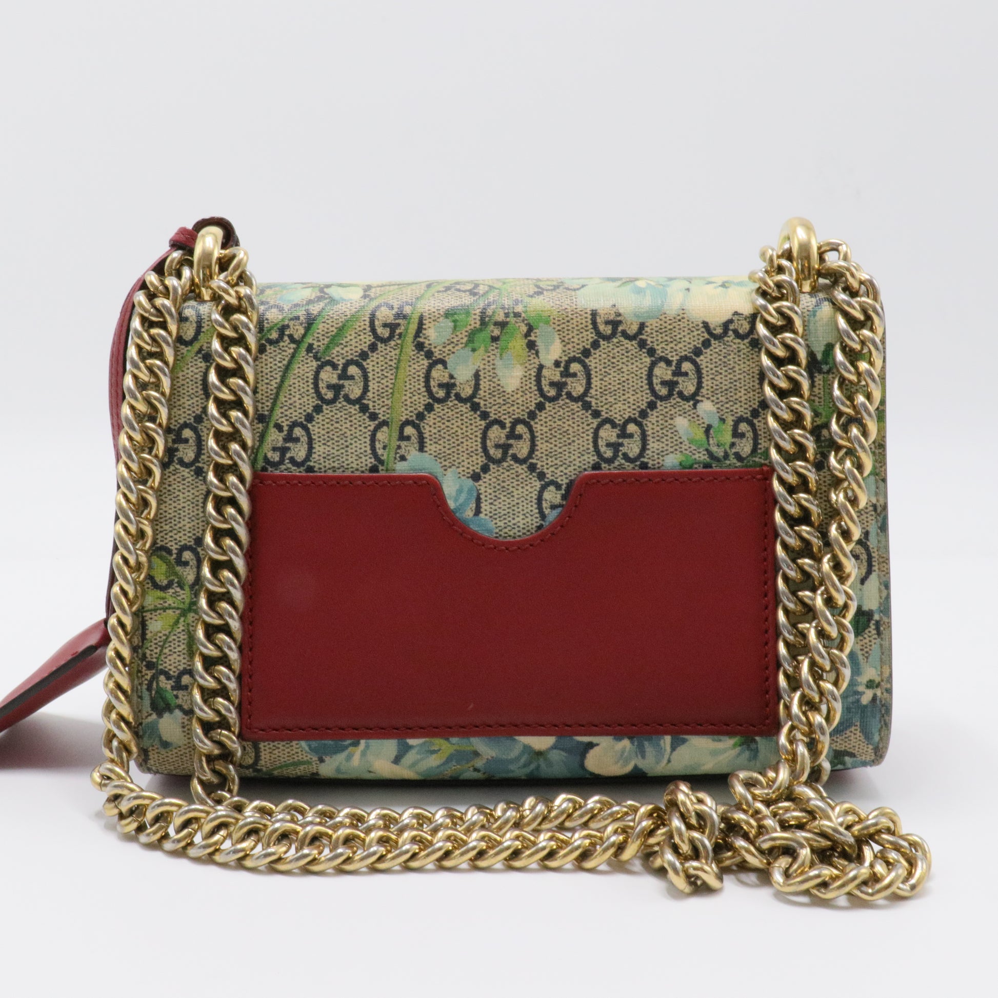 Small GG Blooms Padlock Shoulder Bag