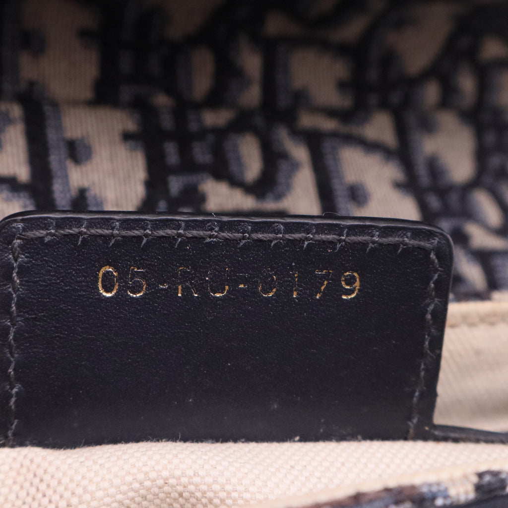 Christian Dior Saddle Handbag with Strap Oblique Canvas Medium shoulder bag twins