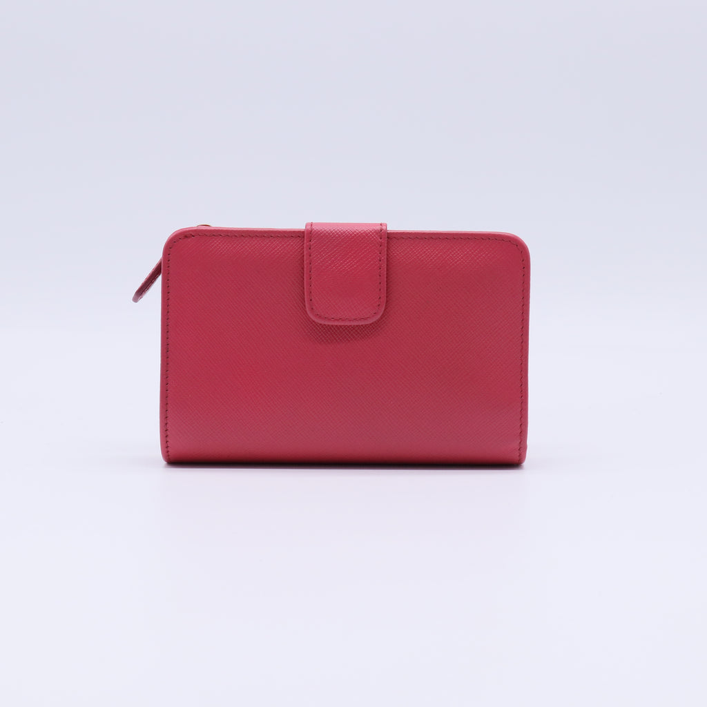 Prada Saffiano Metal Medium Wallet W21335