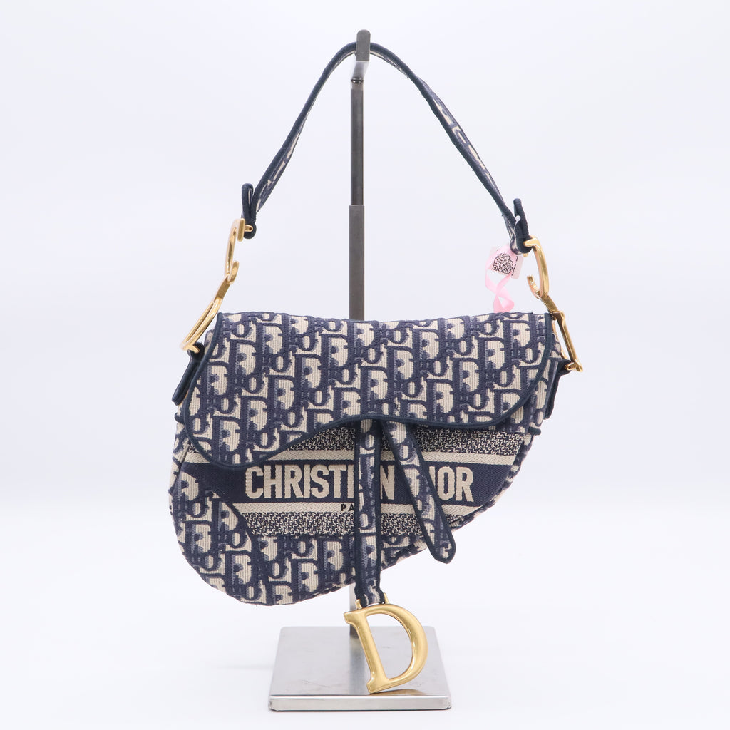 Saddle Handbag Oblique Canvas Medium Twins LDJ3500