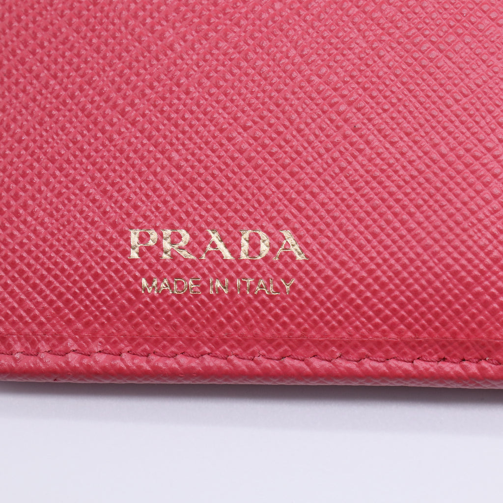 Prada Saffiano Metal Medium Wallet W21335