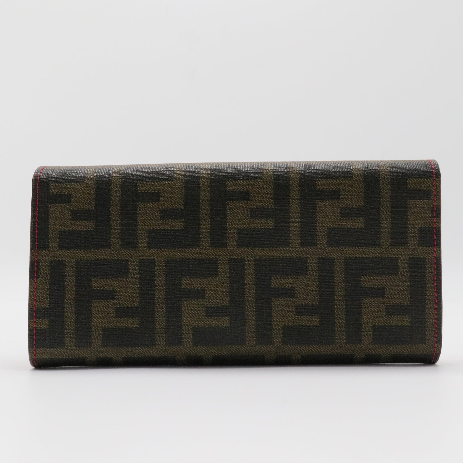 Zucca FF Logo Canvas Continental Wallet