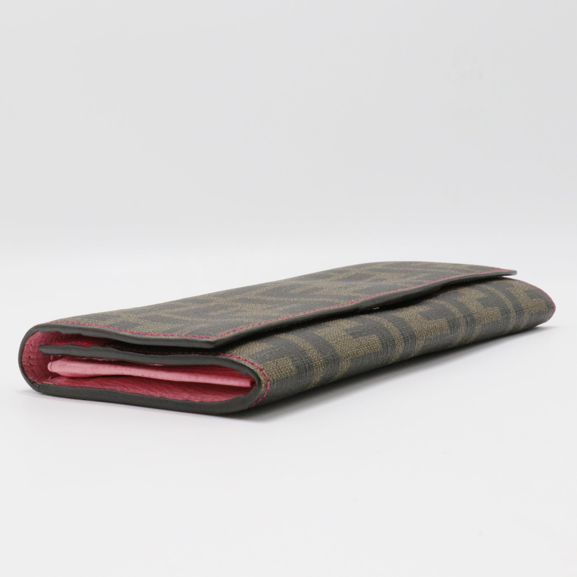 Zucca FF Logo Canvas Continental Wallet