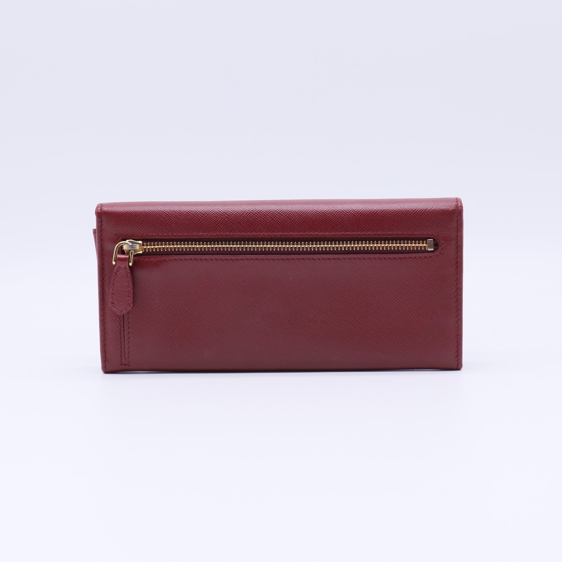 Prada Saffiano Metal Continental Wallet W21339