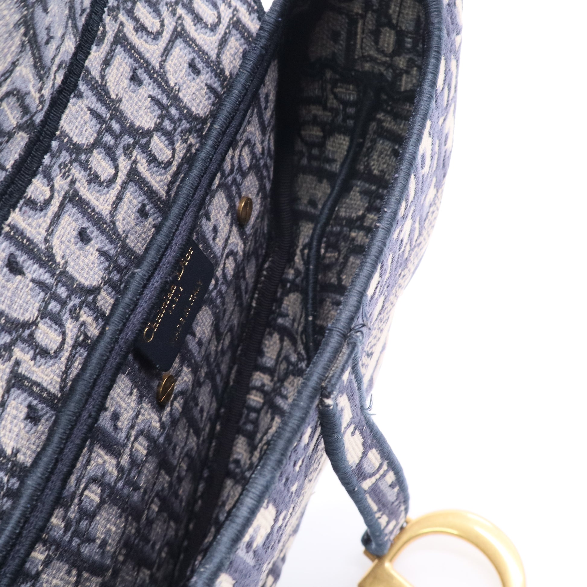 Saddle Handbag Oblique Canvas Medium Twins LDJ3500