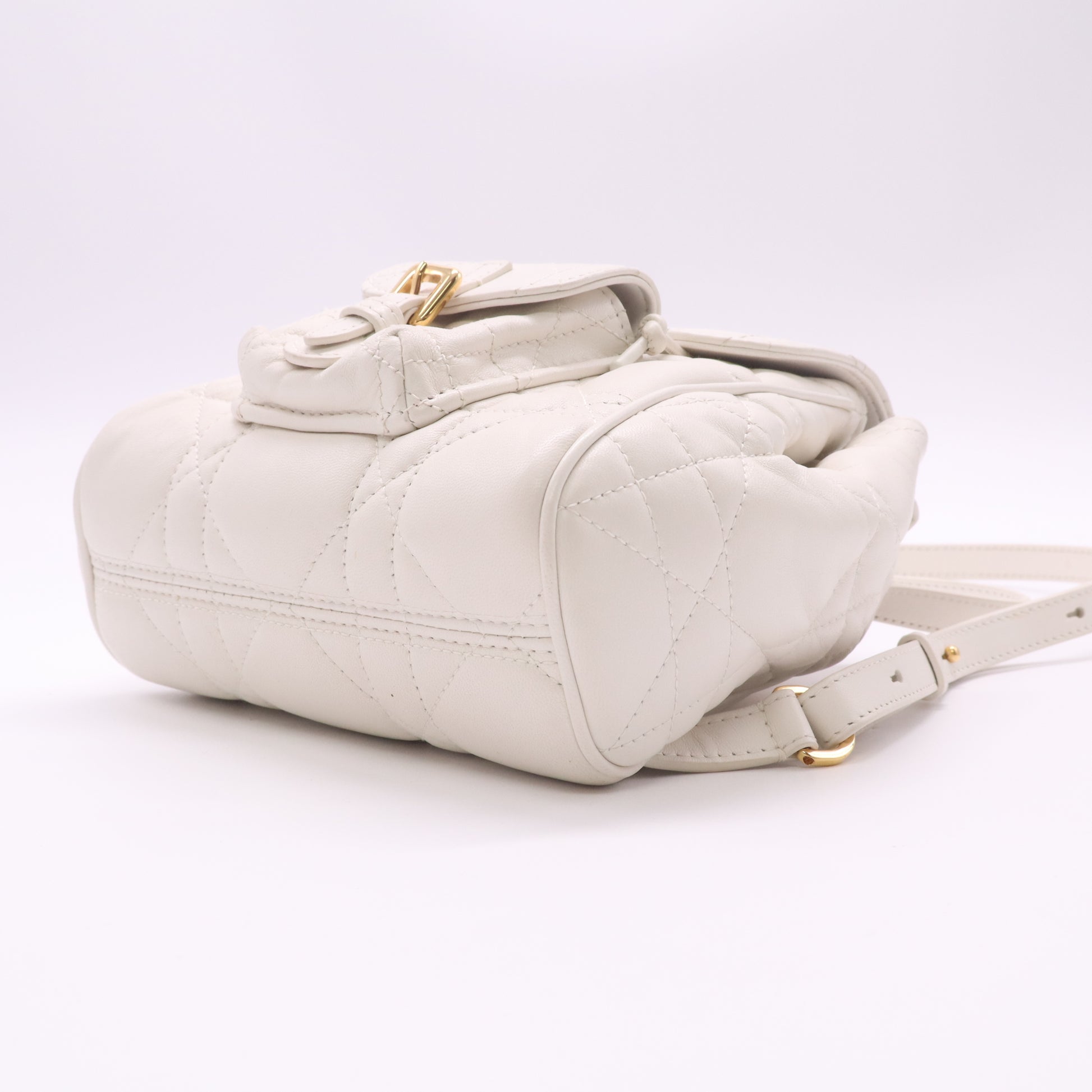 Dior Caro Small  Backpack Macrocannage Lambskin Twins LDJ4921