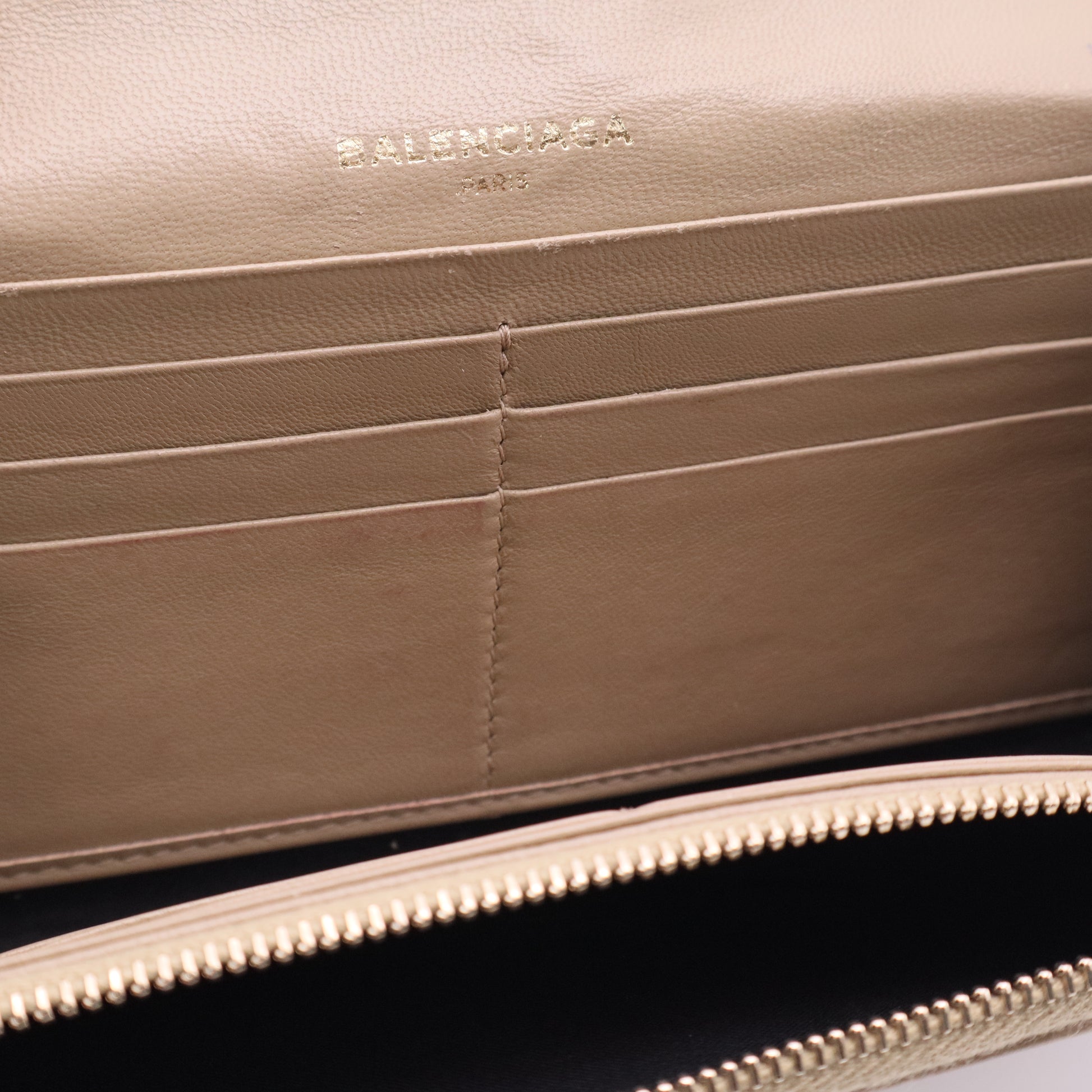 Classic Metallic Edge Money Flap Wallet Leather Twins