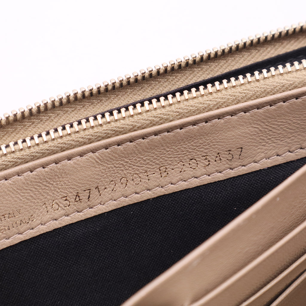 Classic Metallic Edge Money Flap Wallet Leather Twins