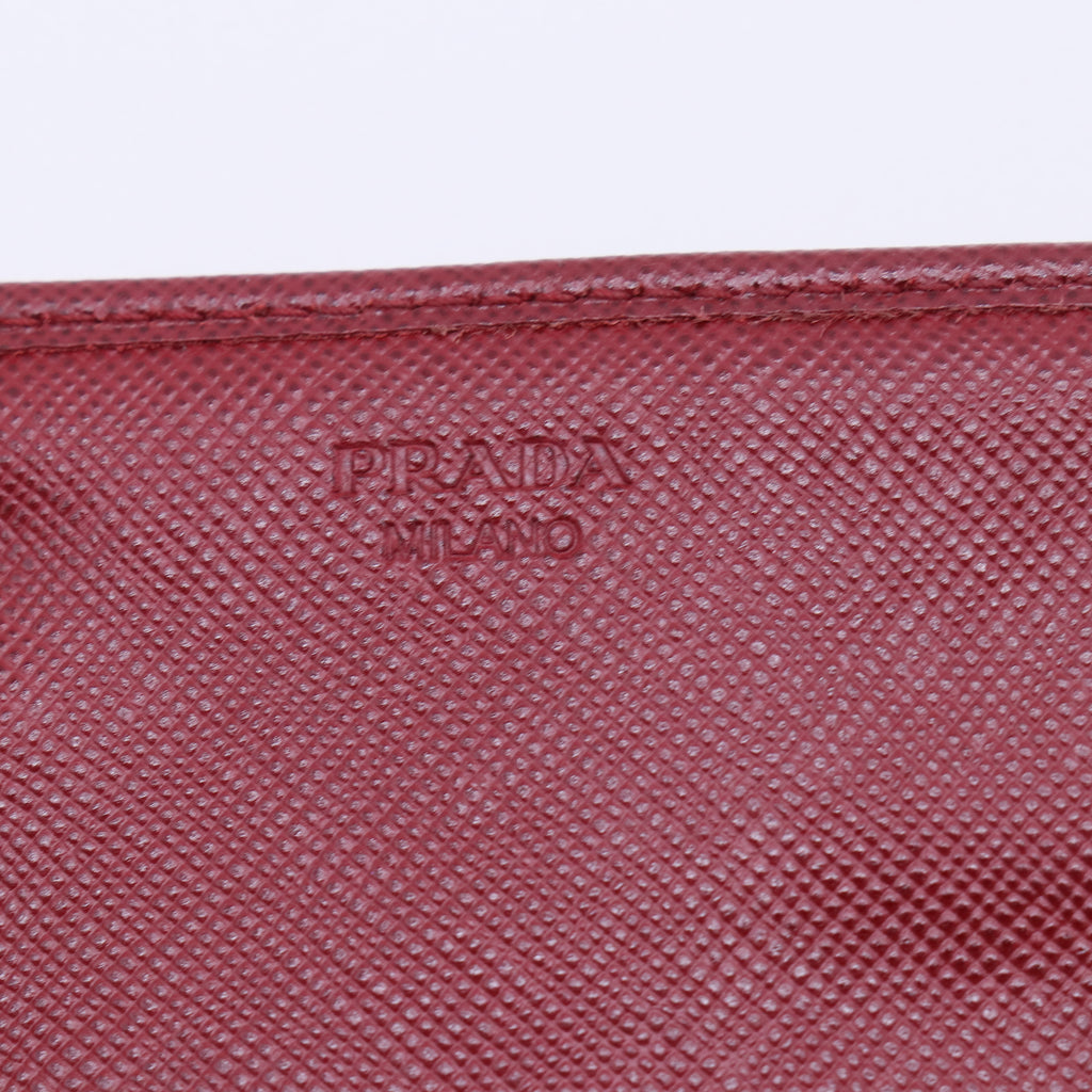 Prada Saffiano Metal Continental Wallet W21339