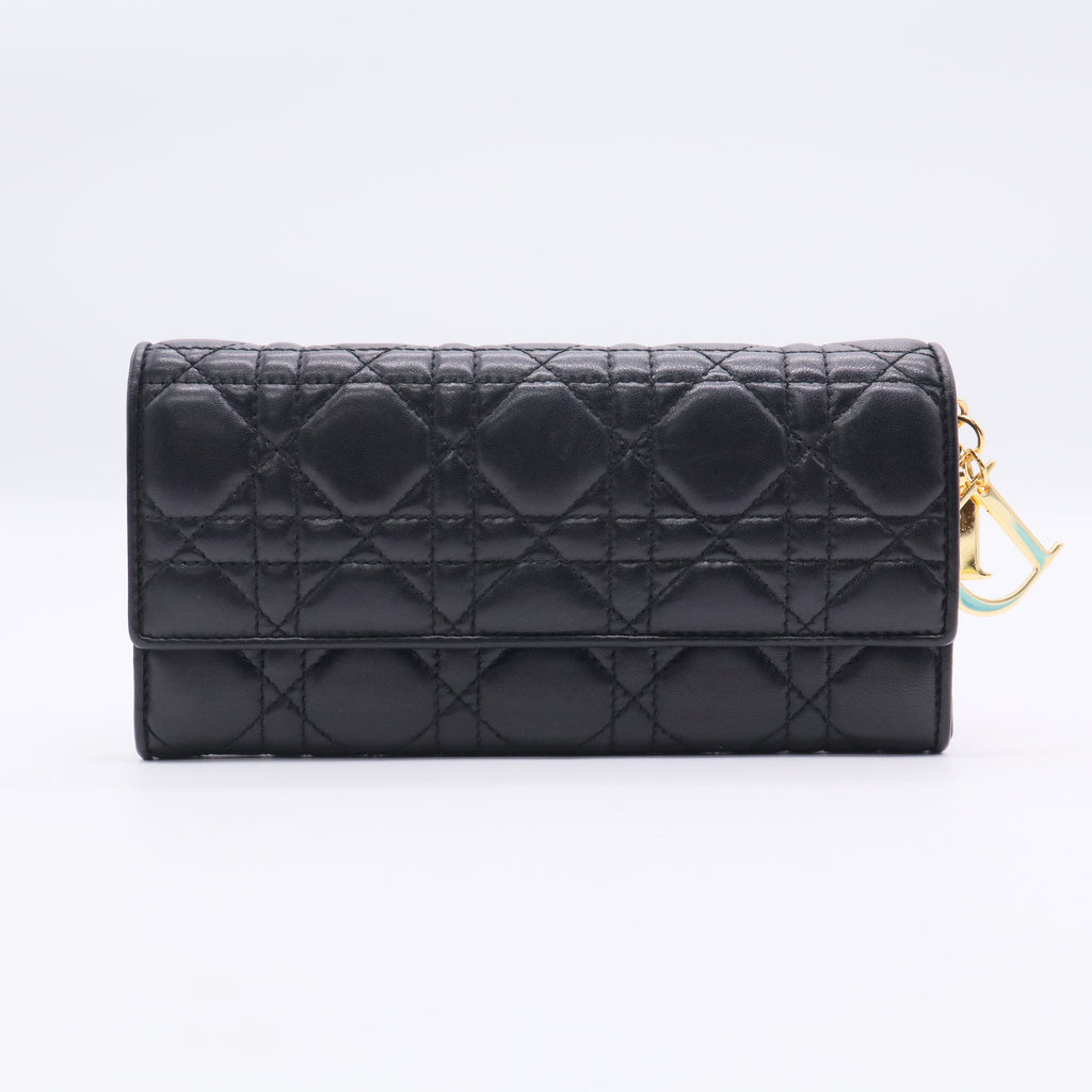 Lady Dior Croisiere Chain Wallet Cannage Quilt Lambskin TWINS W20610