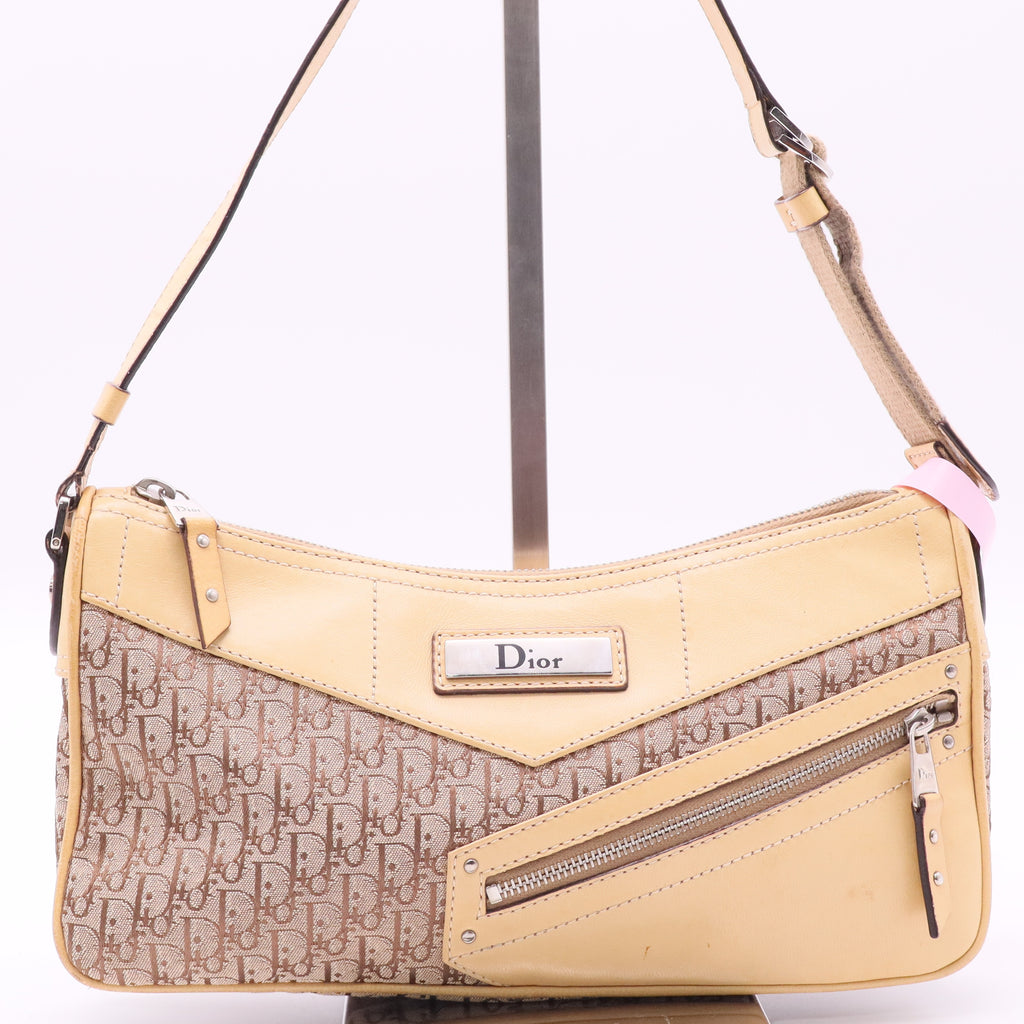 Trotter Canvas Leather Shoulder Bag Twins