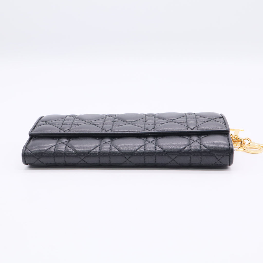 Lady Dior Croisiere Chain Wallet Cannage Quilt Lambskin TWINS W20610