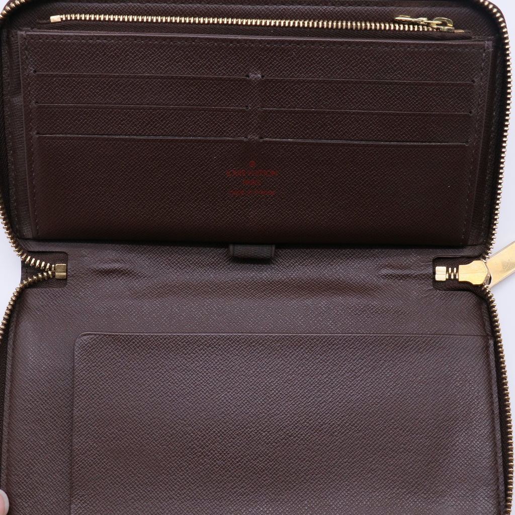 Louis Vuitton Damier Ebene Zippy Wallet W21342