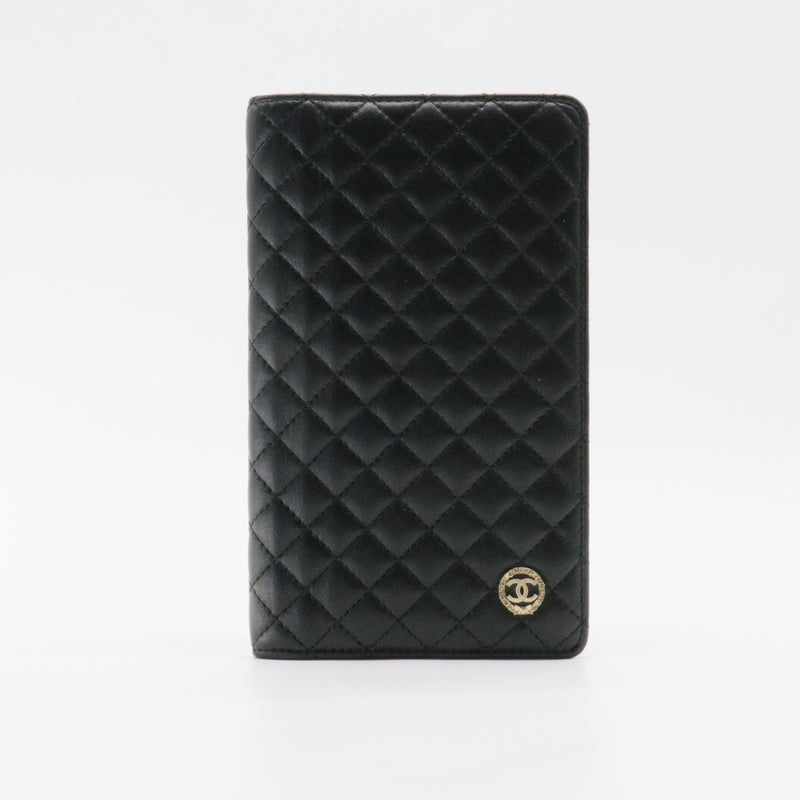 L-Yen Wallet Quilted Lambskin Long