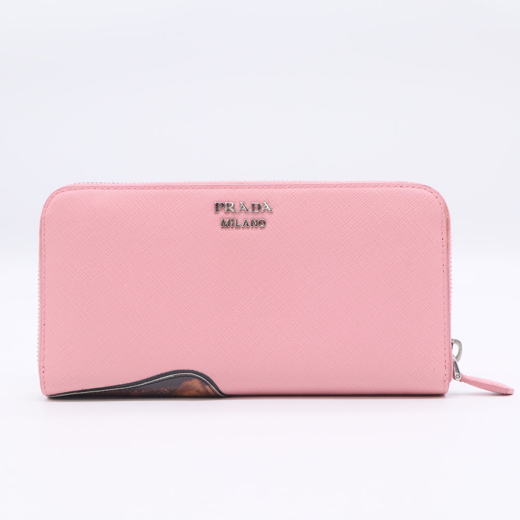 Saffiano Lux Leather Continental Wallet TWINS  W20678