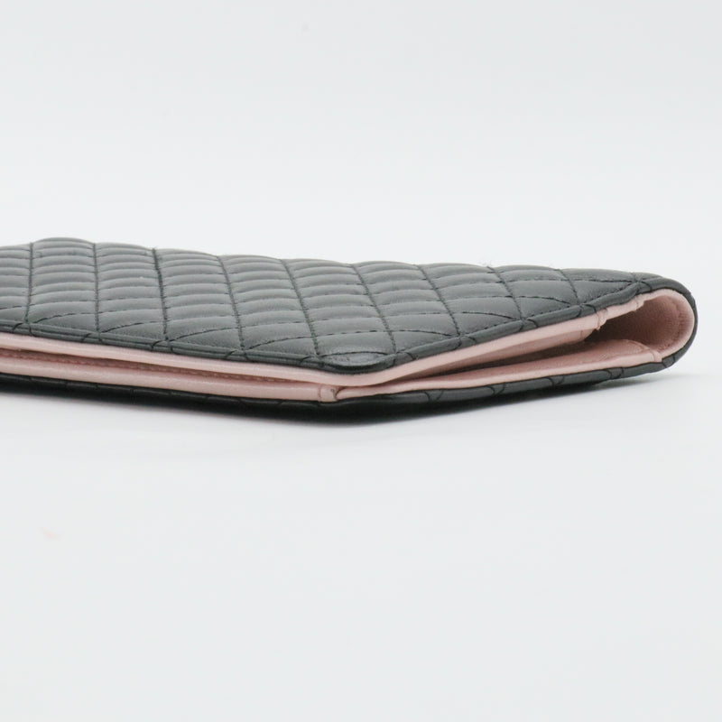 L-Yen Wallet Quilted Lambskin Long