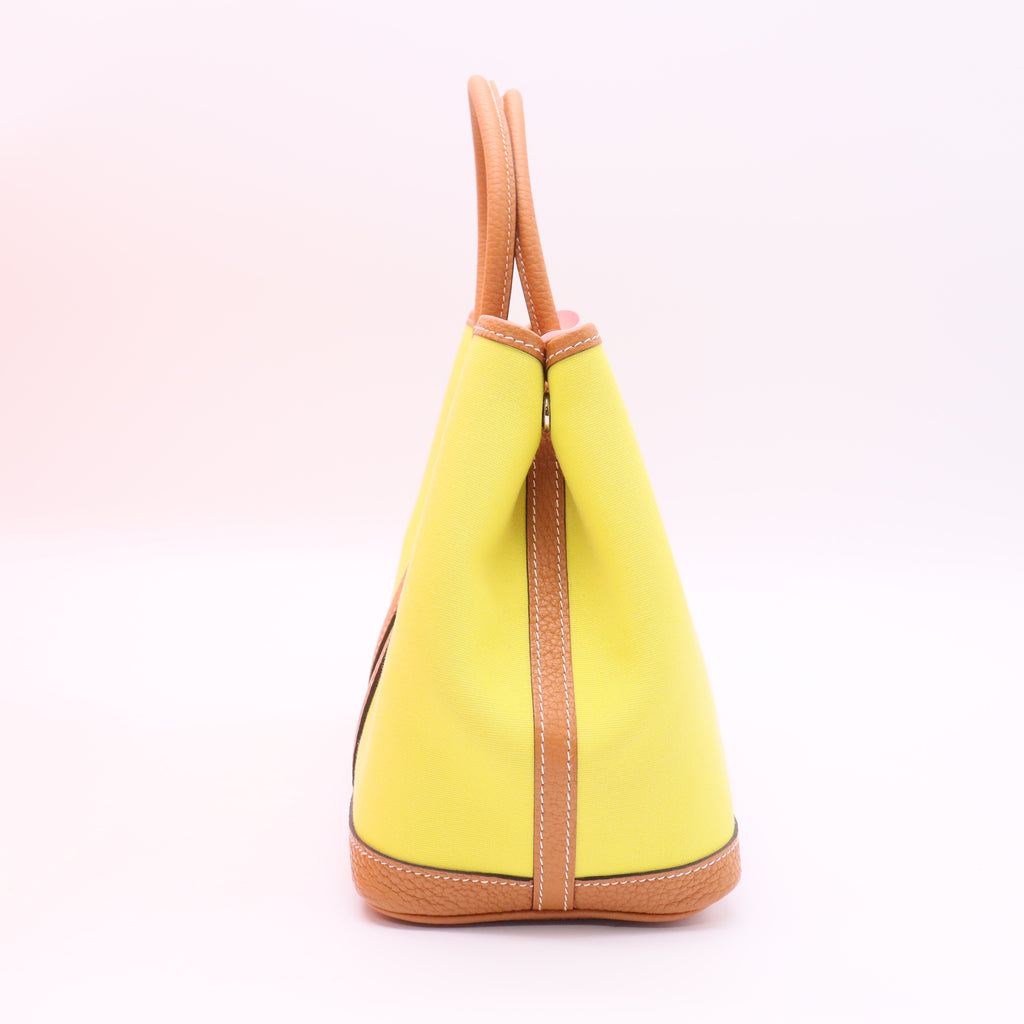 Garden Party Tote Toile and Leather 30 Twins