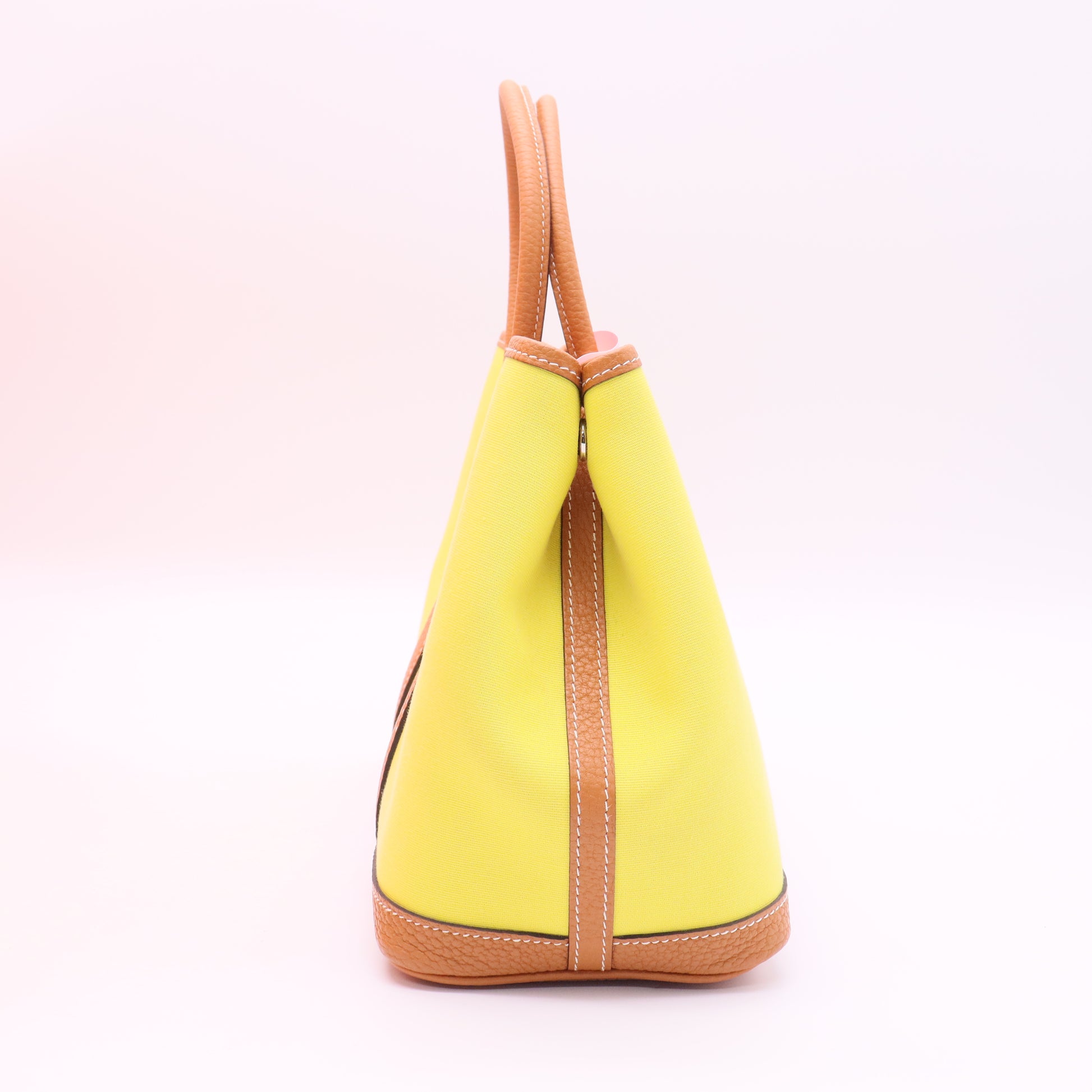 Garden Party Tote Toile and Leather 30 Twins