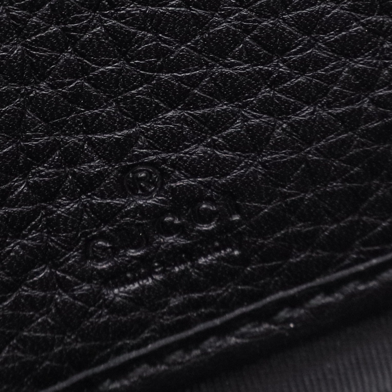 Black Leather Soho Zip Around Organizer Wallet GISEL