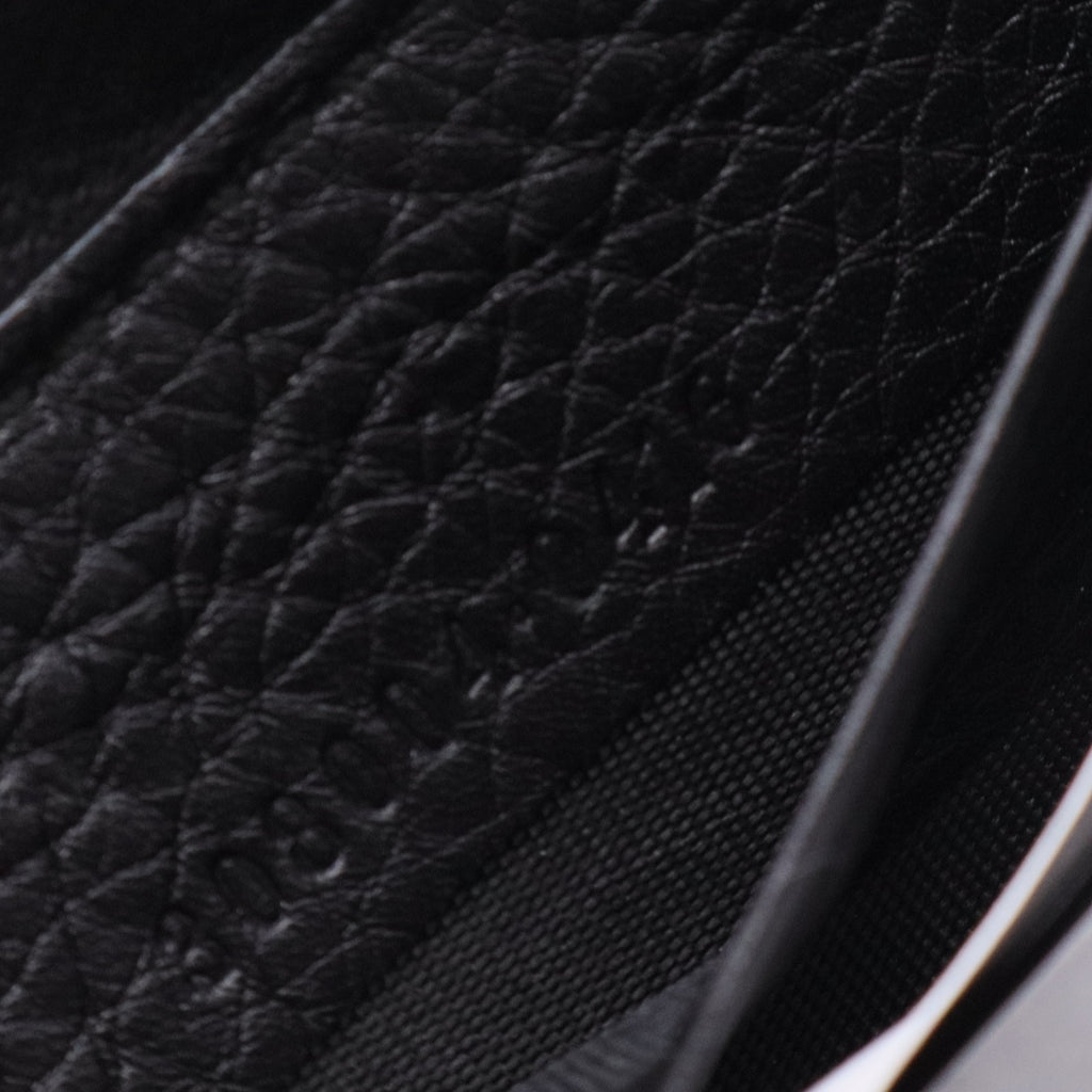 Black Leather Soho Zip Around Organizer Wallet GISEL