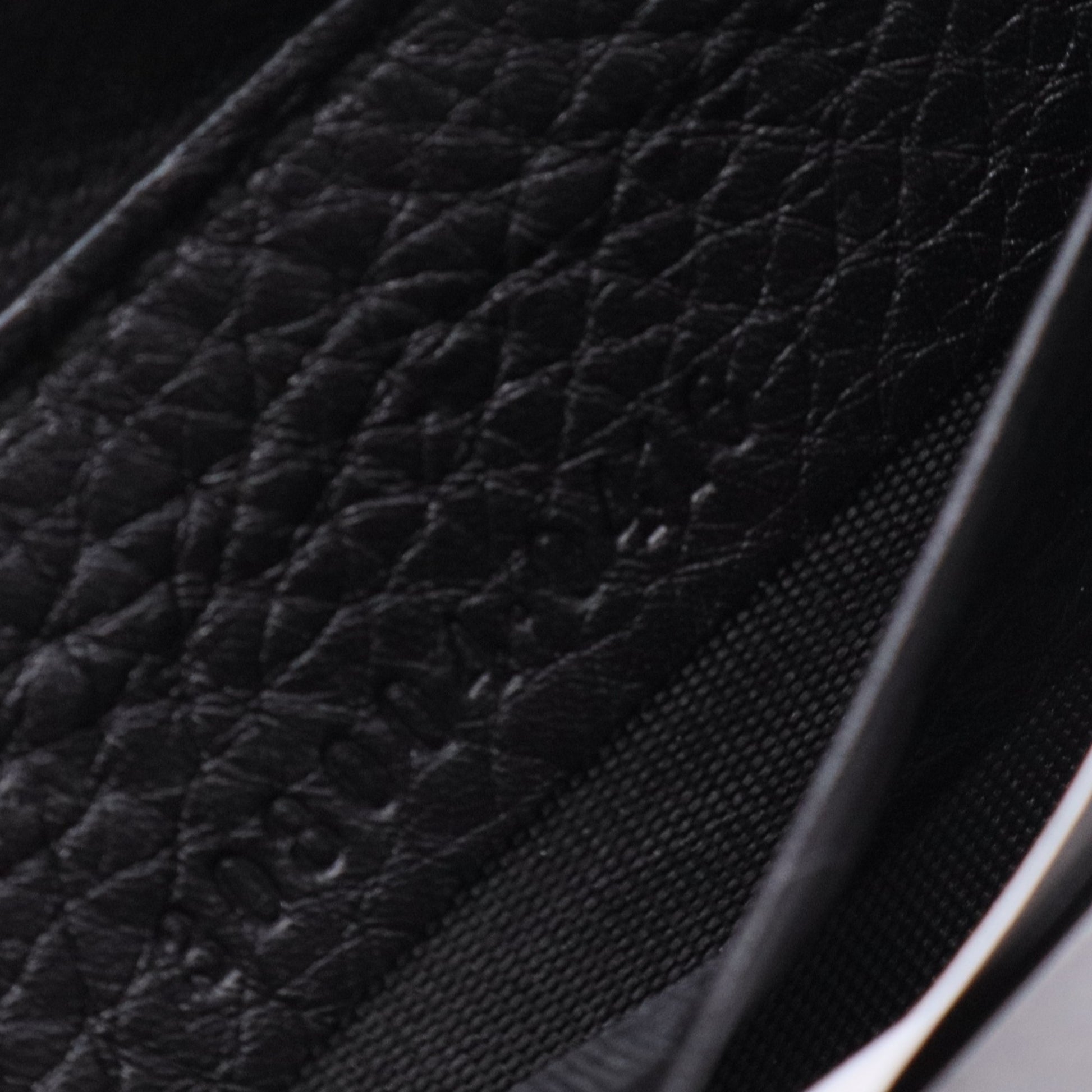 Black Leather Soho Zip Around Organizer Wallet GISEL