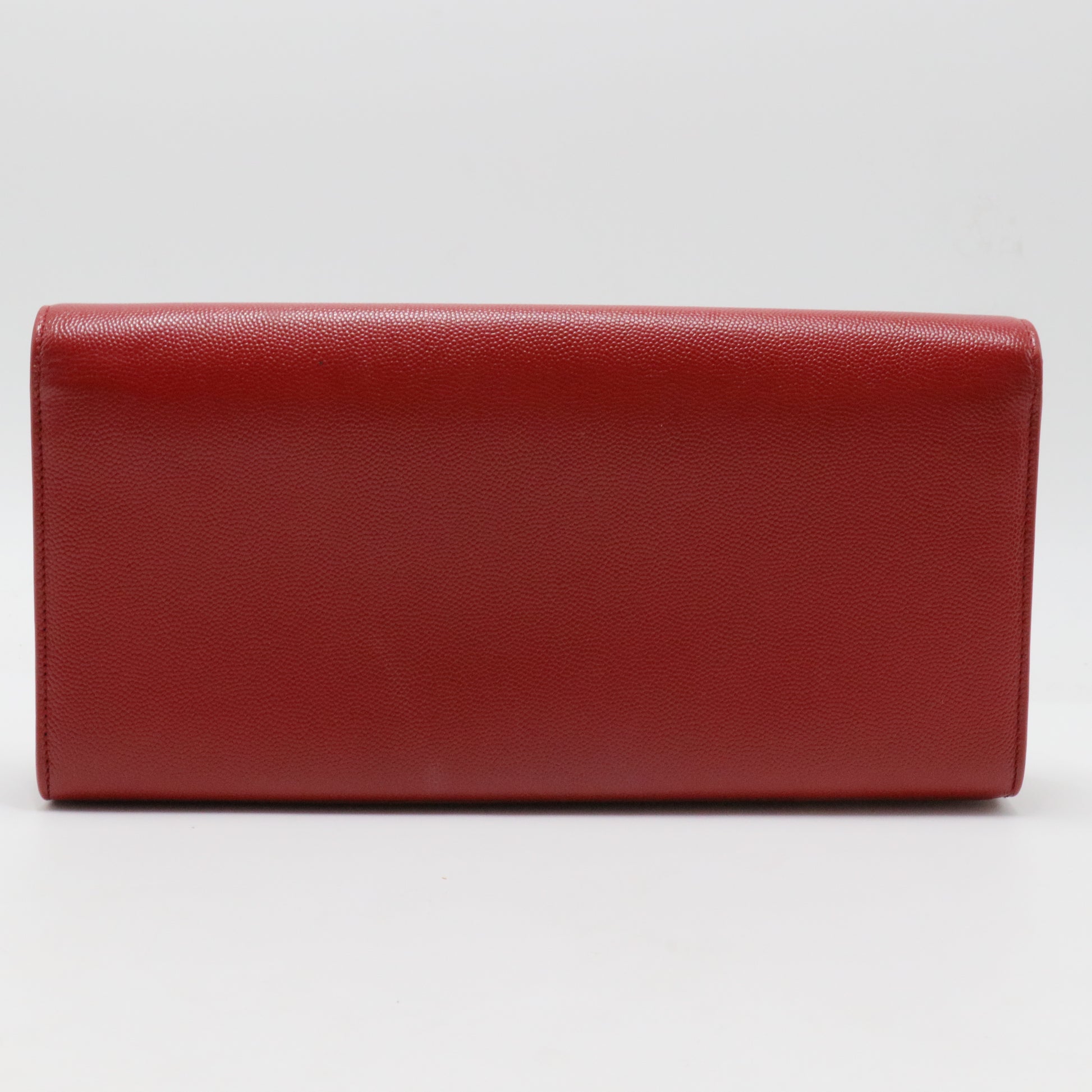 Classic Monogram Clutch Grainy Patent Long