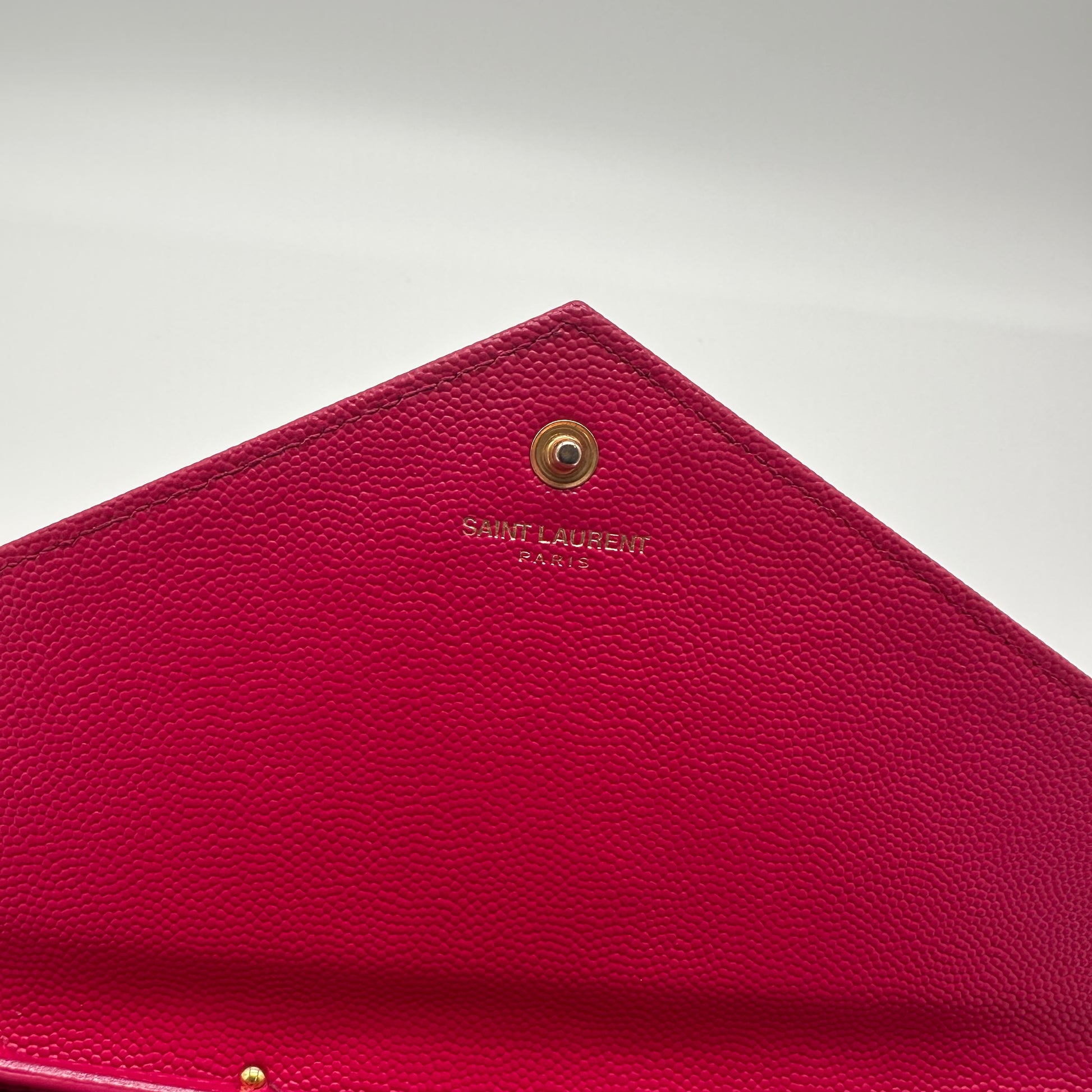 Classic Monogram Wallet on Chain Matelasse Chevron Leather Twins