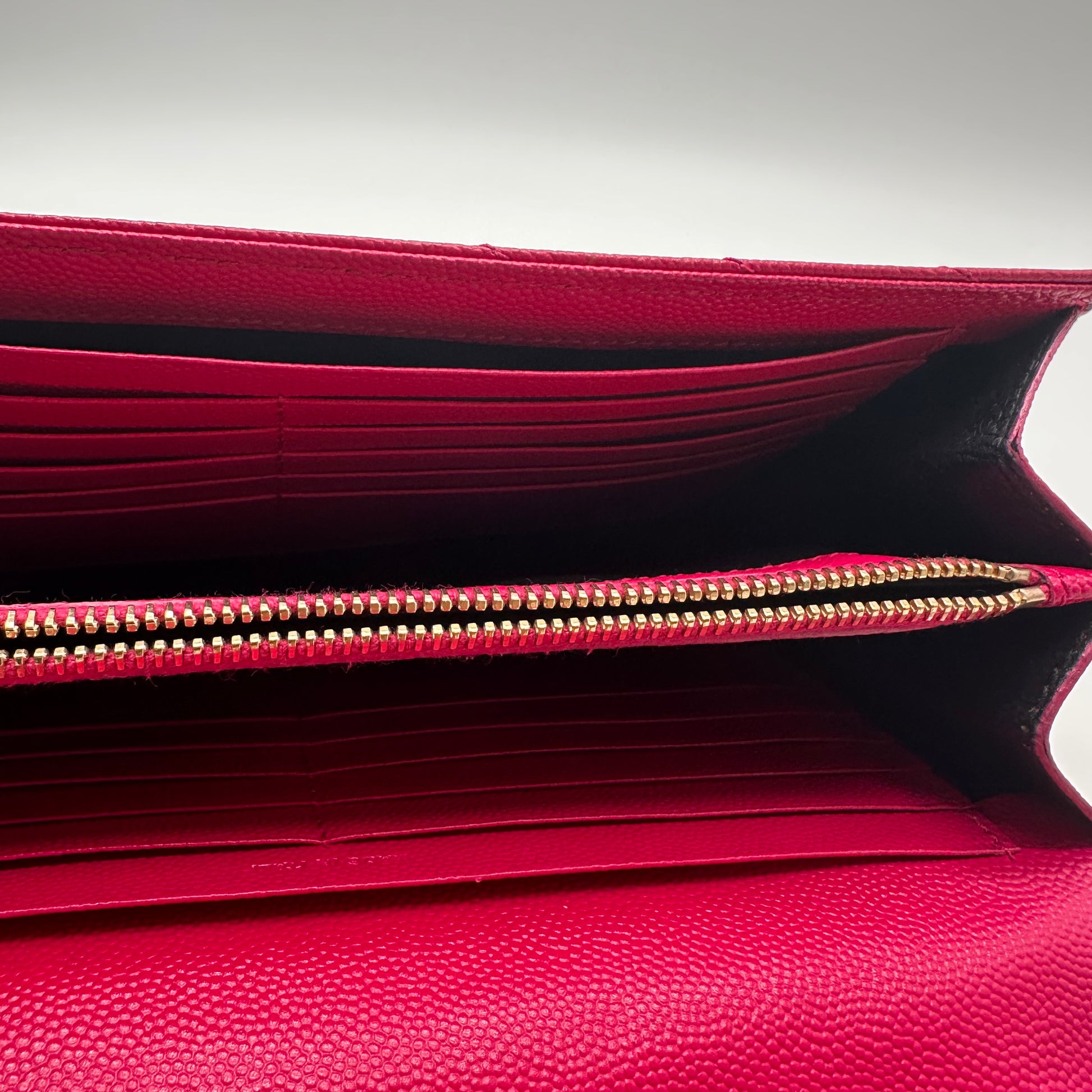 Classic Monogram Wallet on Chain Matelasse Chevron Leather Twins