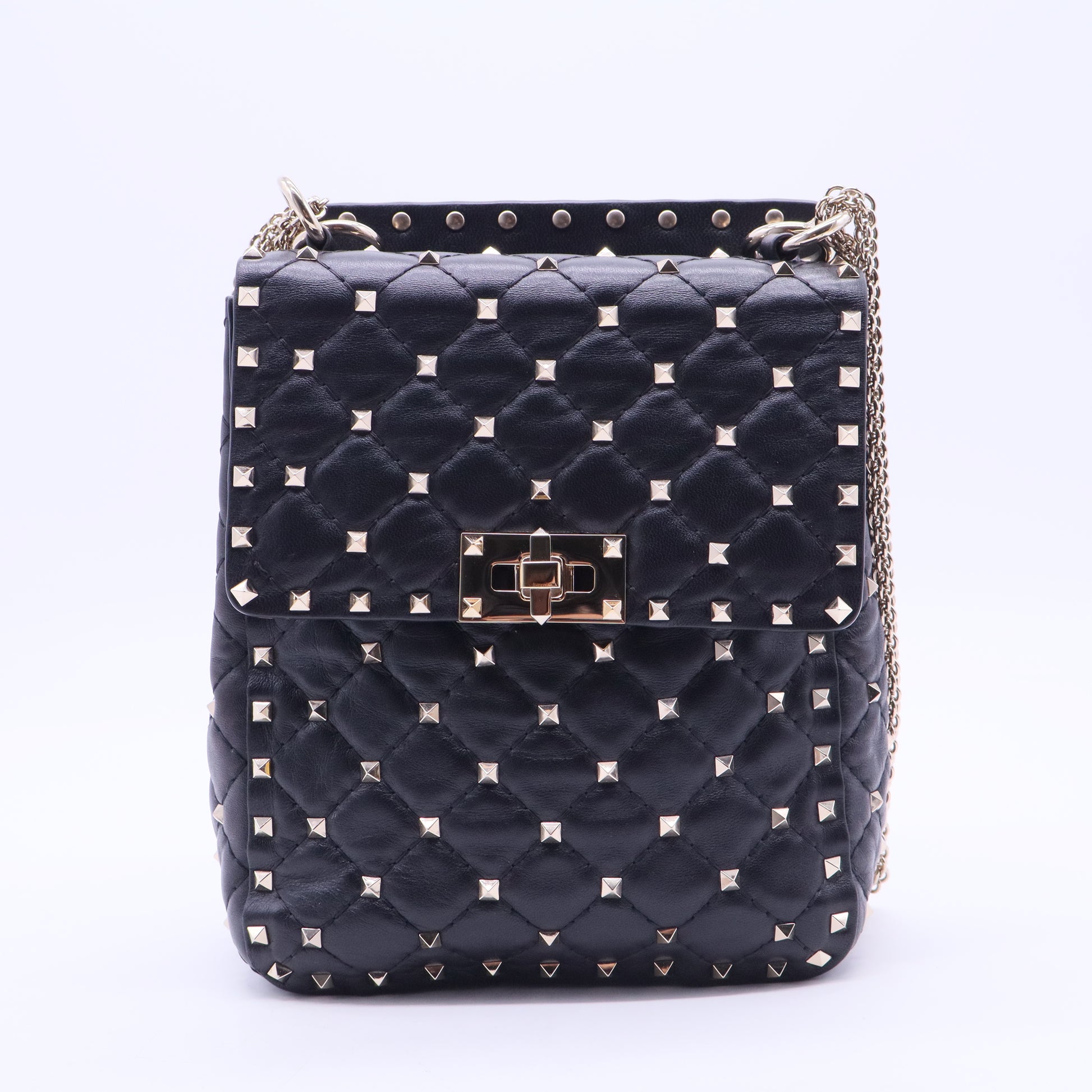 Rockstud Spike North South Chain Bag B20168