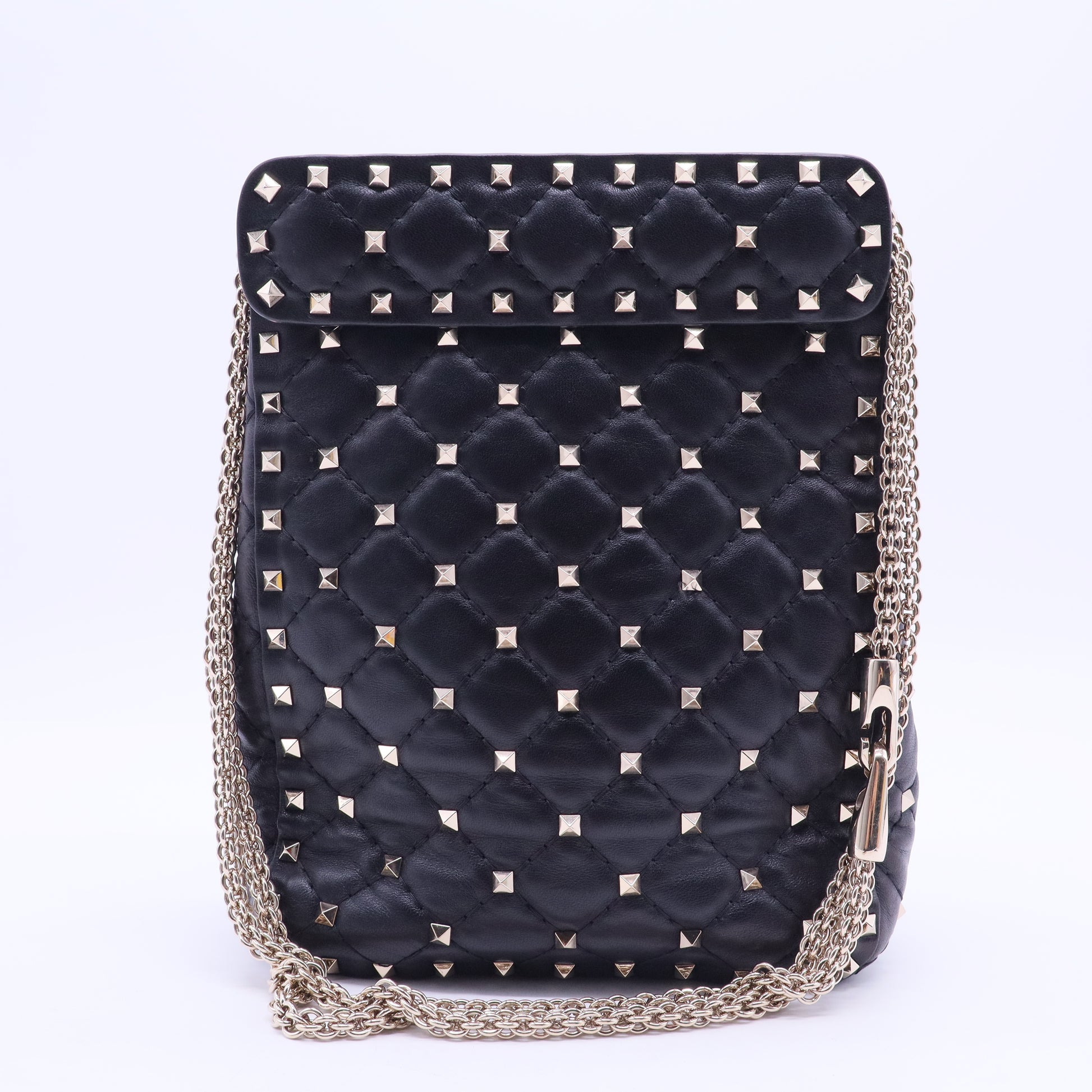 Rockstud Spike North South Chain Bag B20168