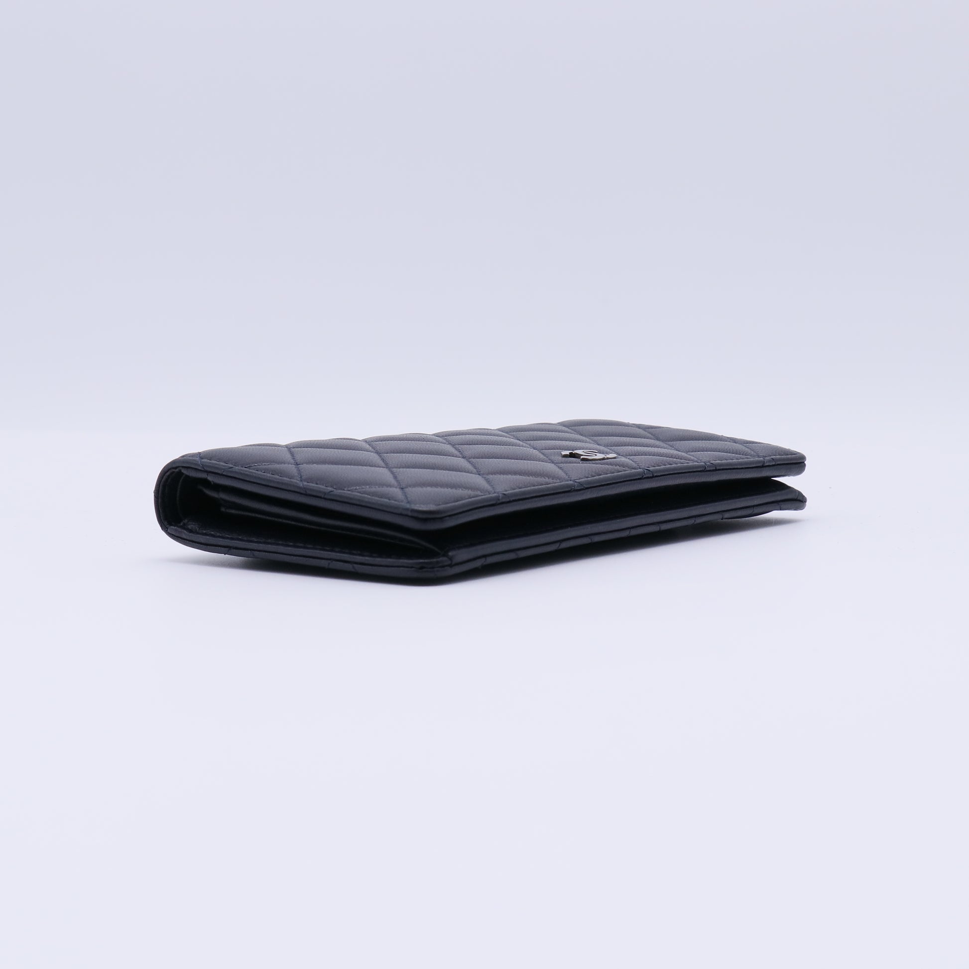 Chanel Classic Lambskin Quilted Flap Long Wallet W21297