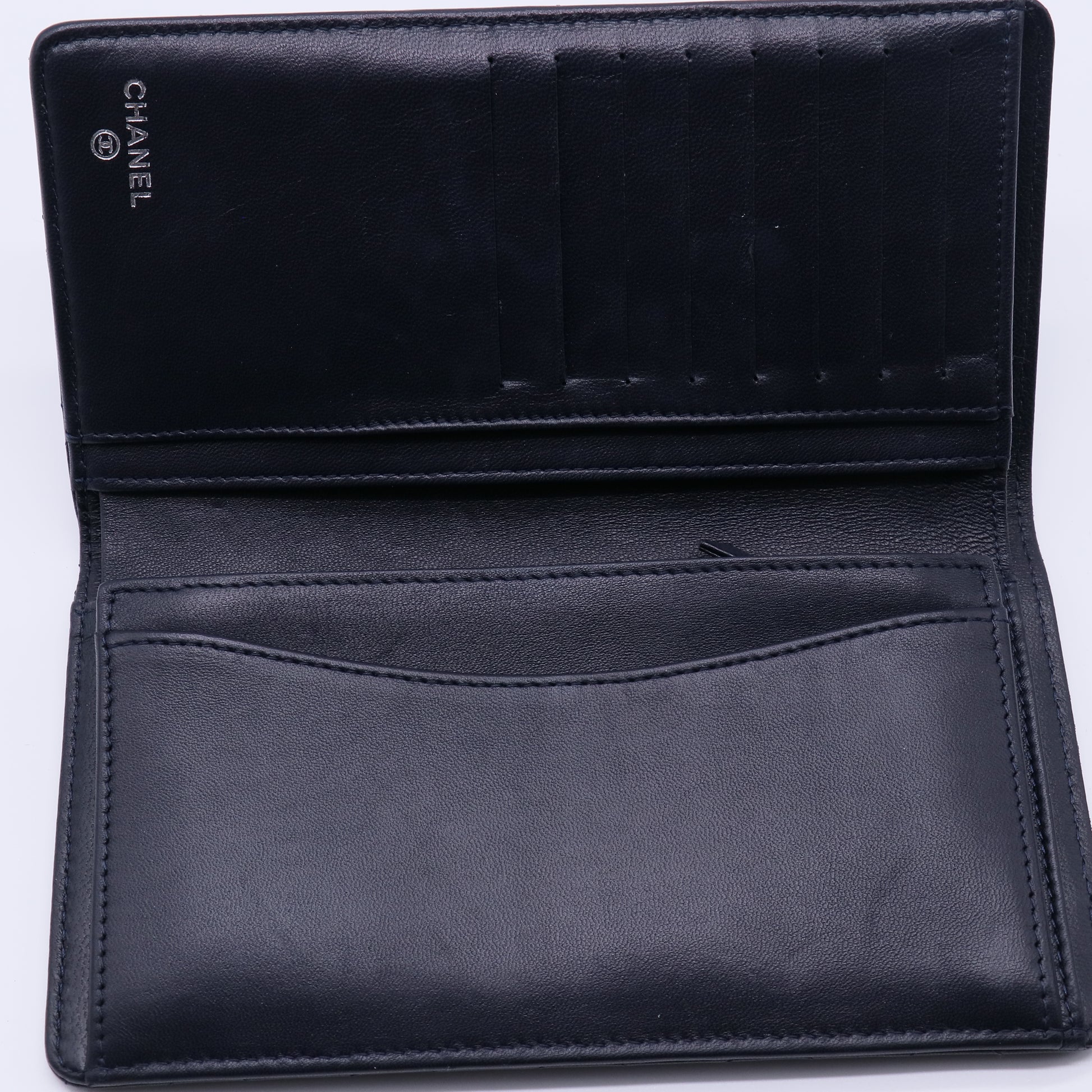 Chanel Classic Lambskin Quilted Flap Long Wallet W21297