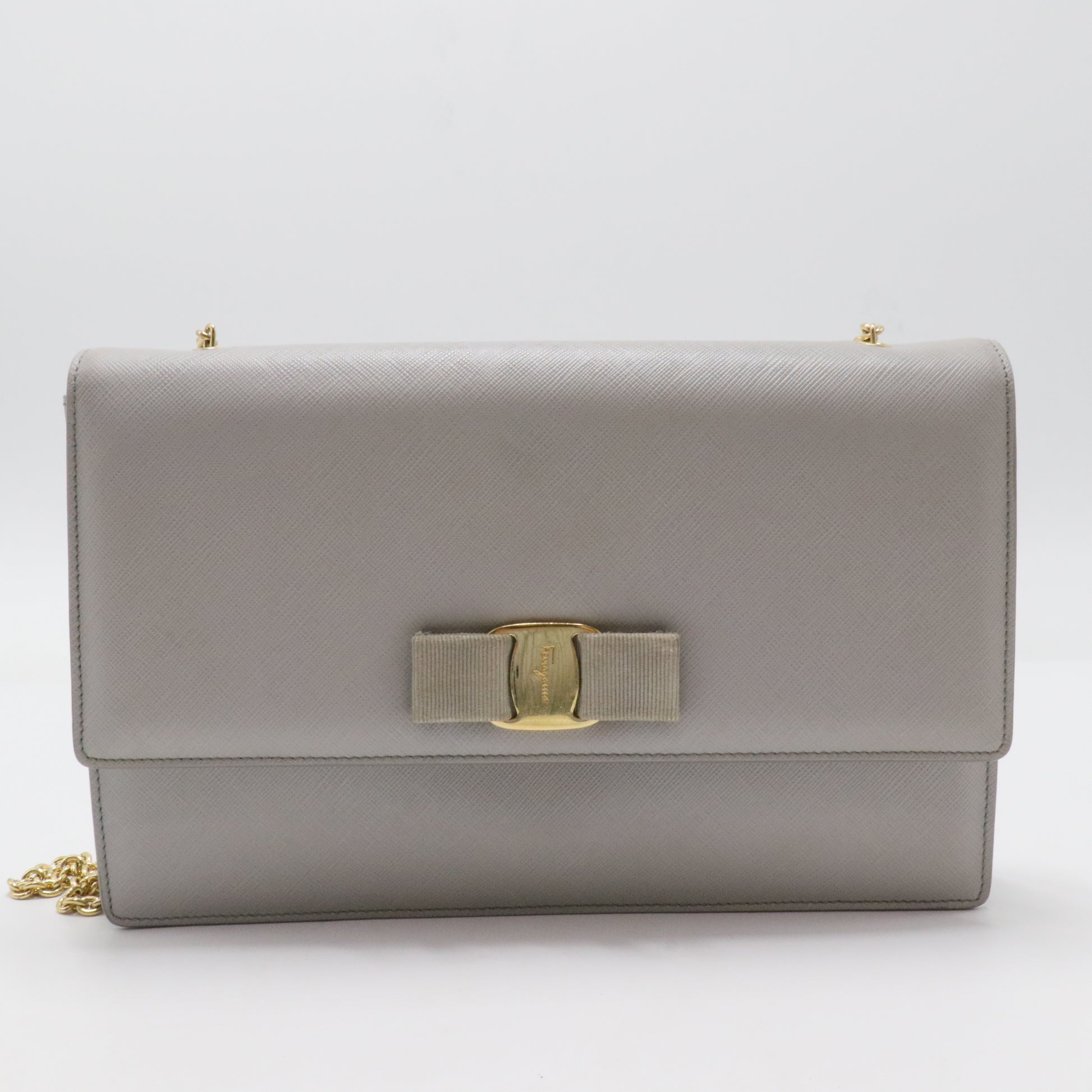 Ginny Chain Wallet Saffiano Leather