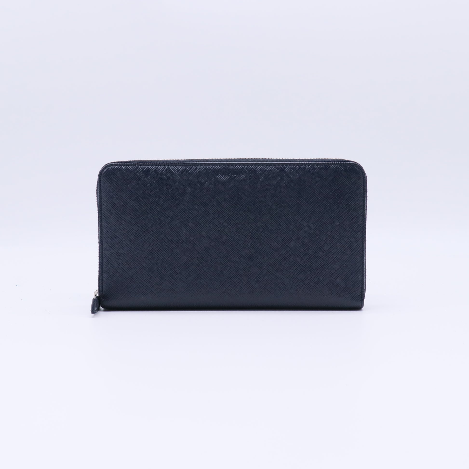 Prada Saffiano Leather Zip-Around Long Wallet W21292