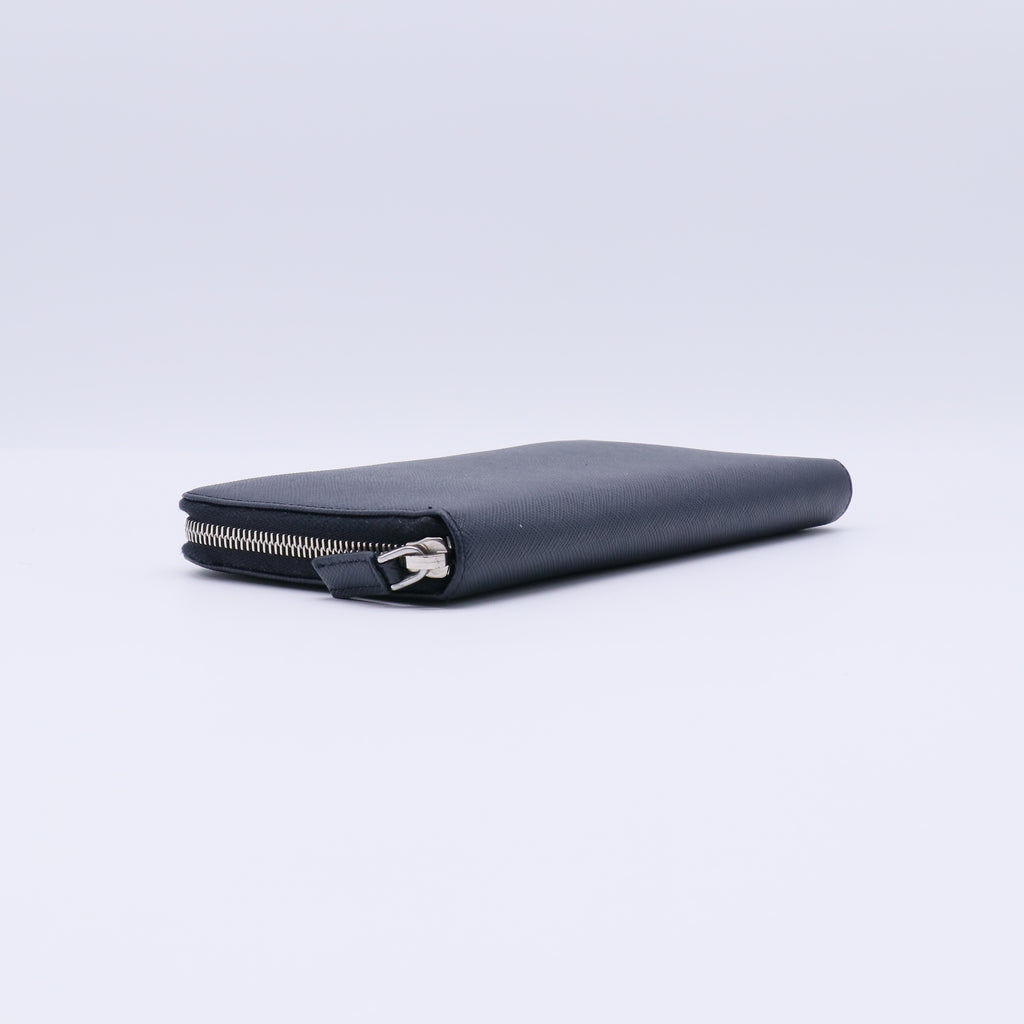 Prada Saffiano Leather Zip-Around Long Wallet W21292