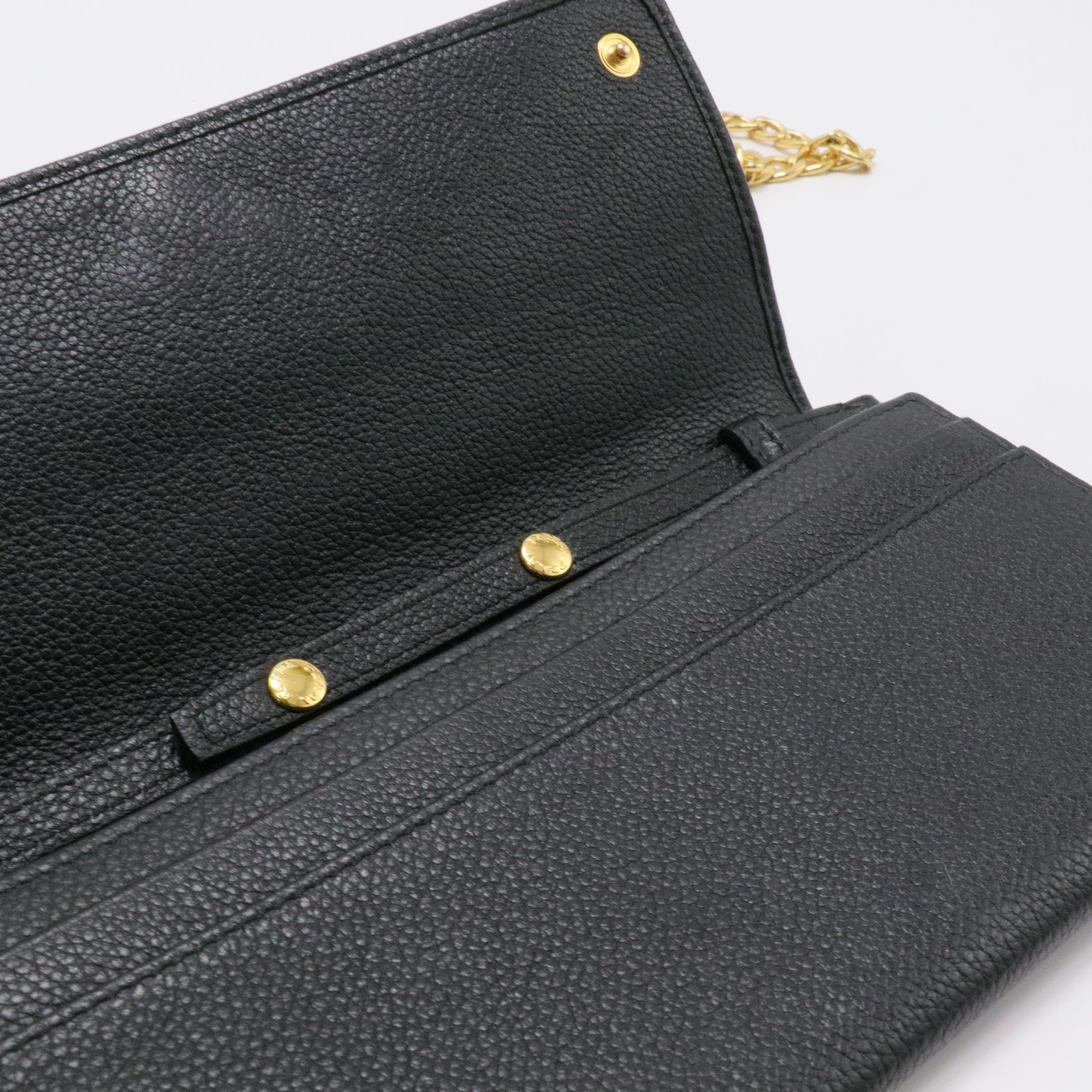 Daino Colour Continental Wallet Black Fuoco