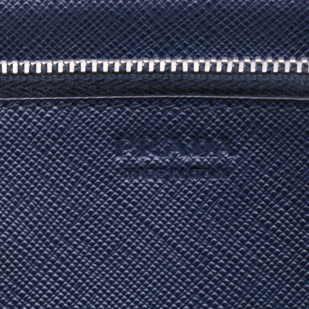 Prada Saffiano Leather Zip-Around Long Wallet W21292