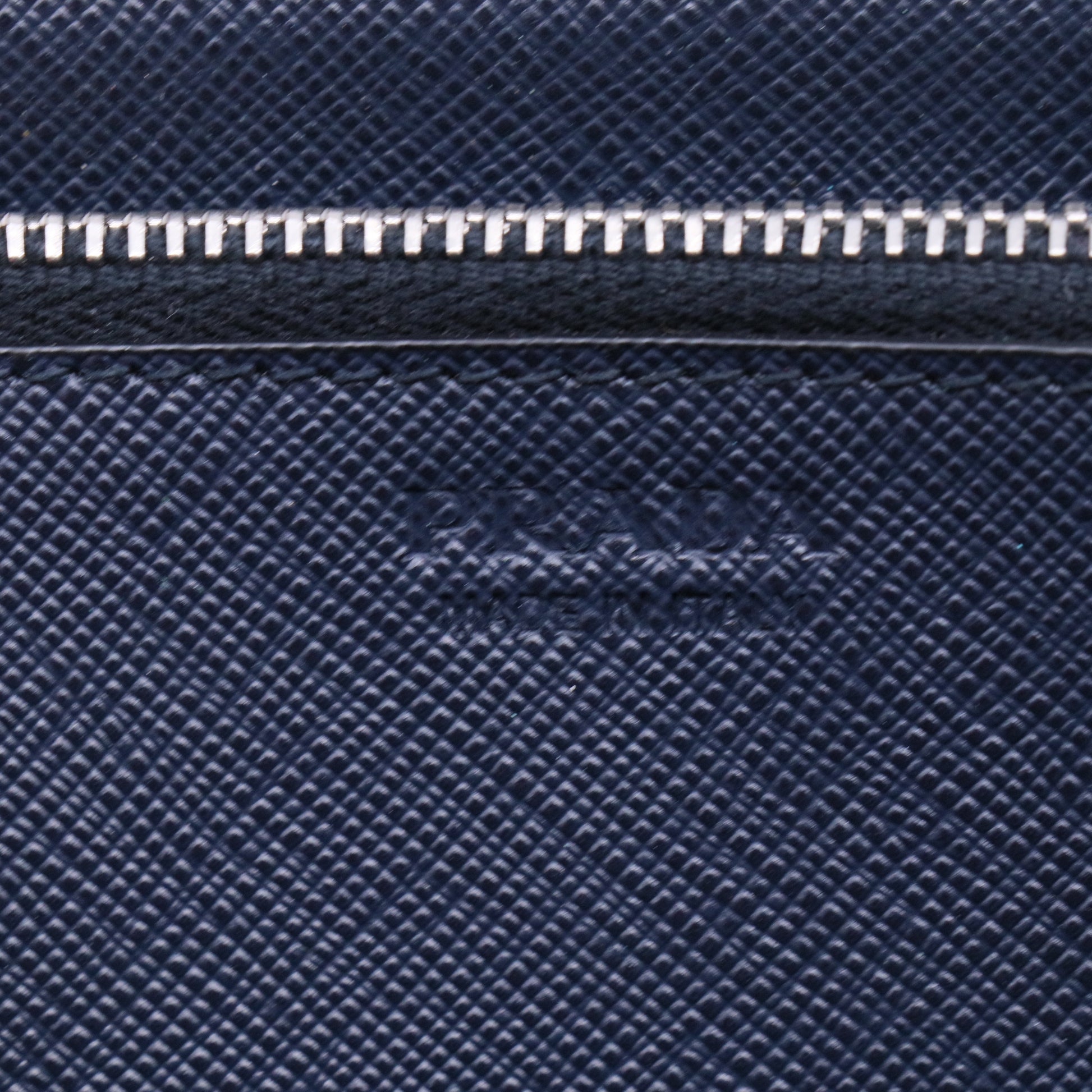Prada Saffiano Leather Zip-Around Long Wallet W21292