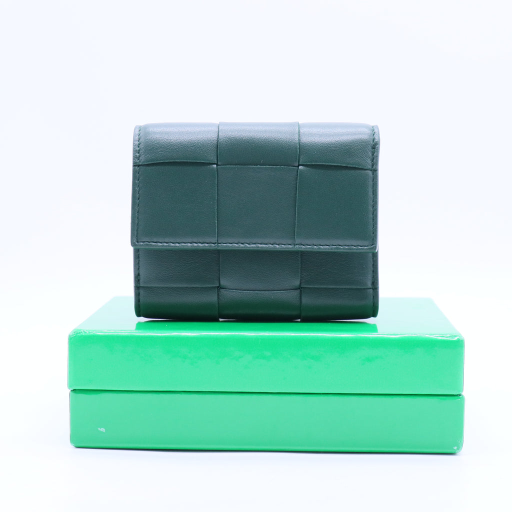 Green Tri-Fold Wallet