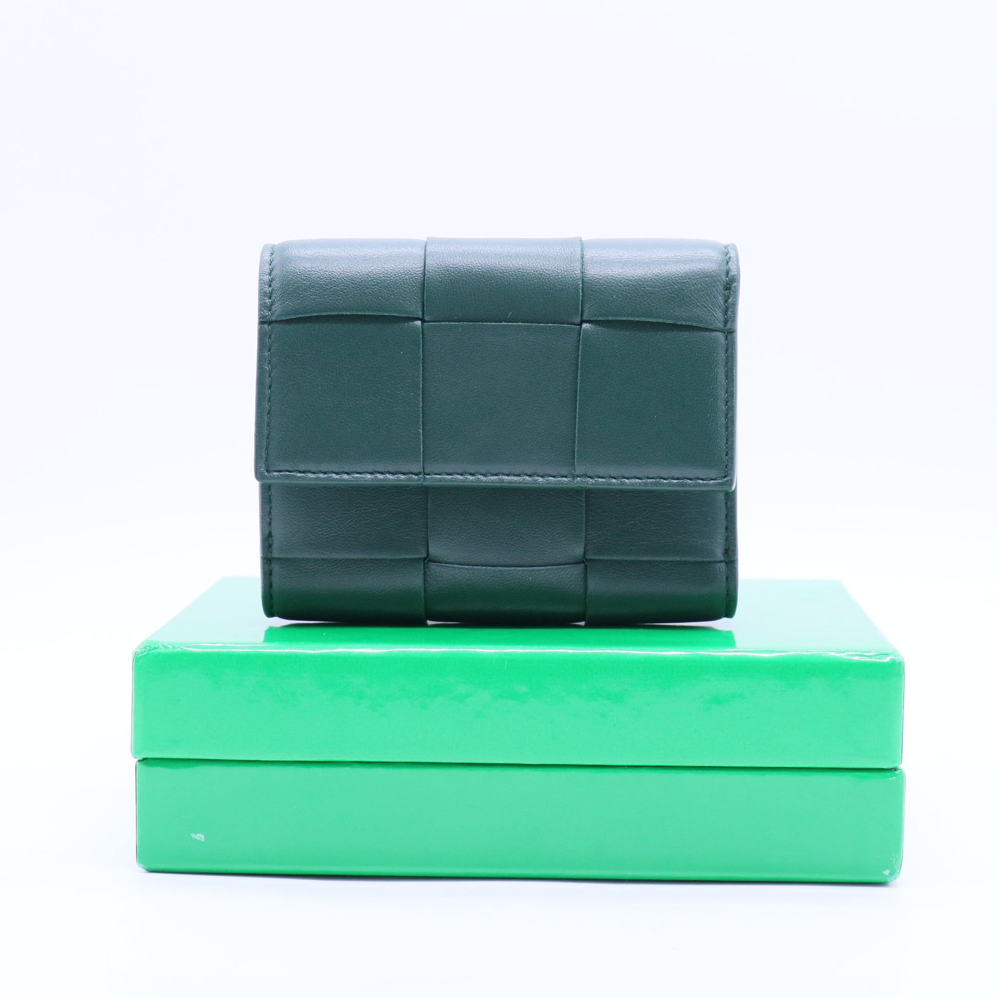 Green Tri-Fold Wallet
