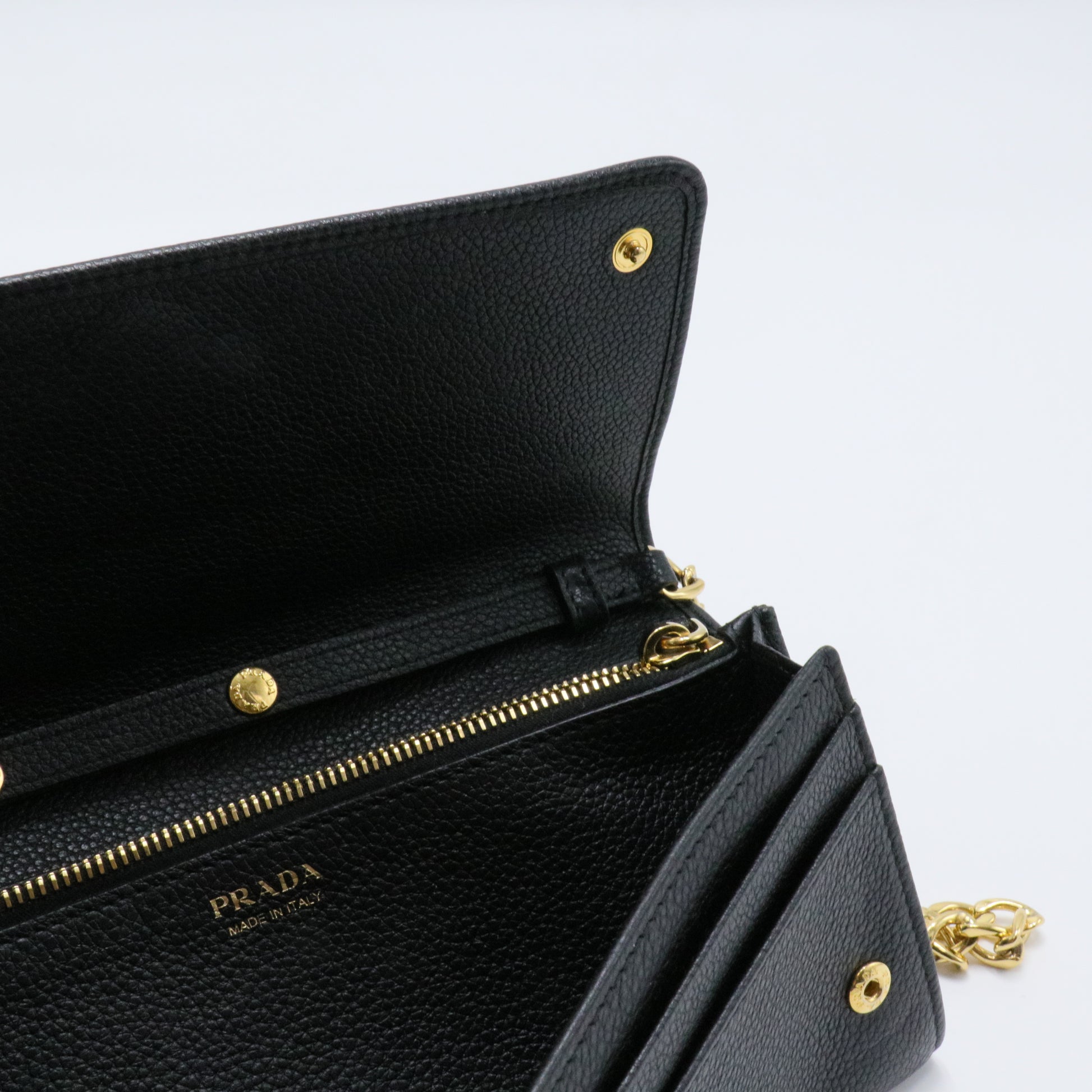 Daino Colour Continental Wallet Black Fuoco