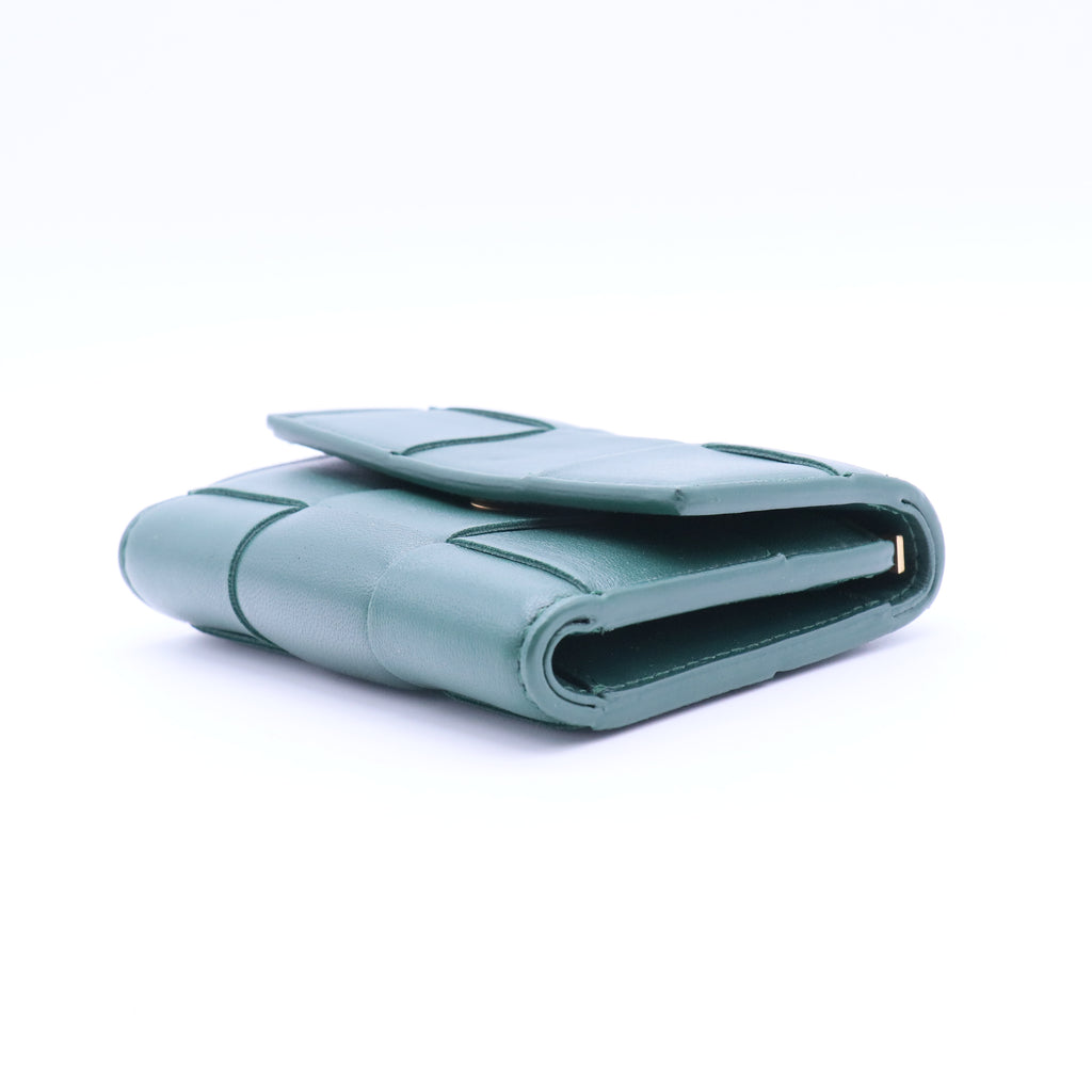 Green Tri-Fold Wallet