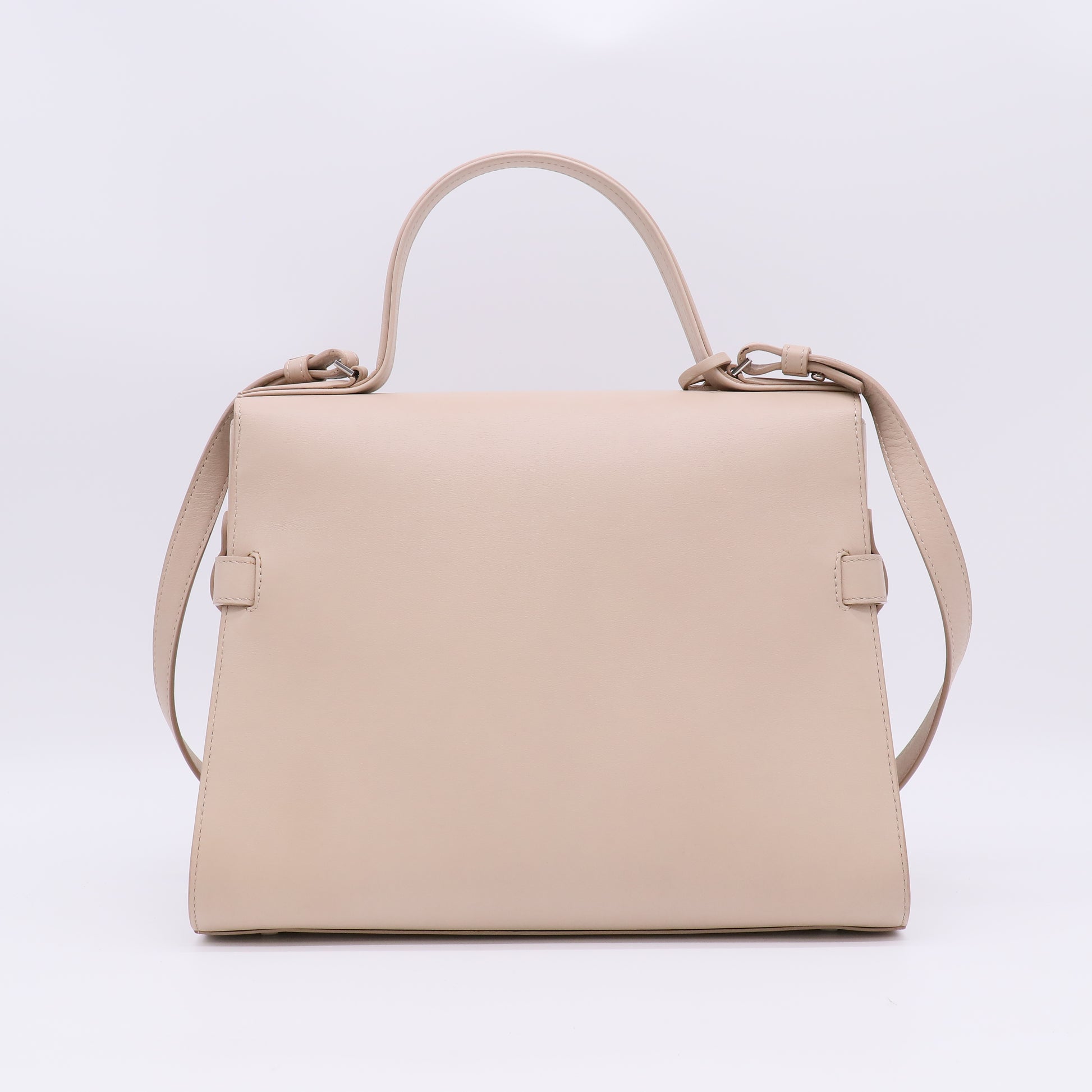 Delvaux Tempête MM Bag in Nude/Pink Beige Leather B23013