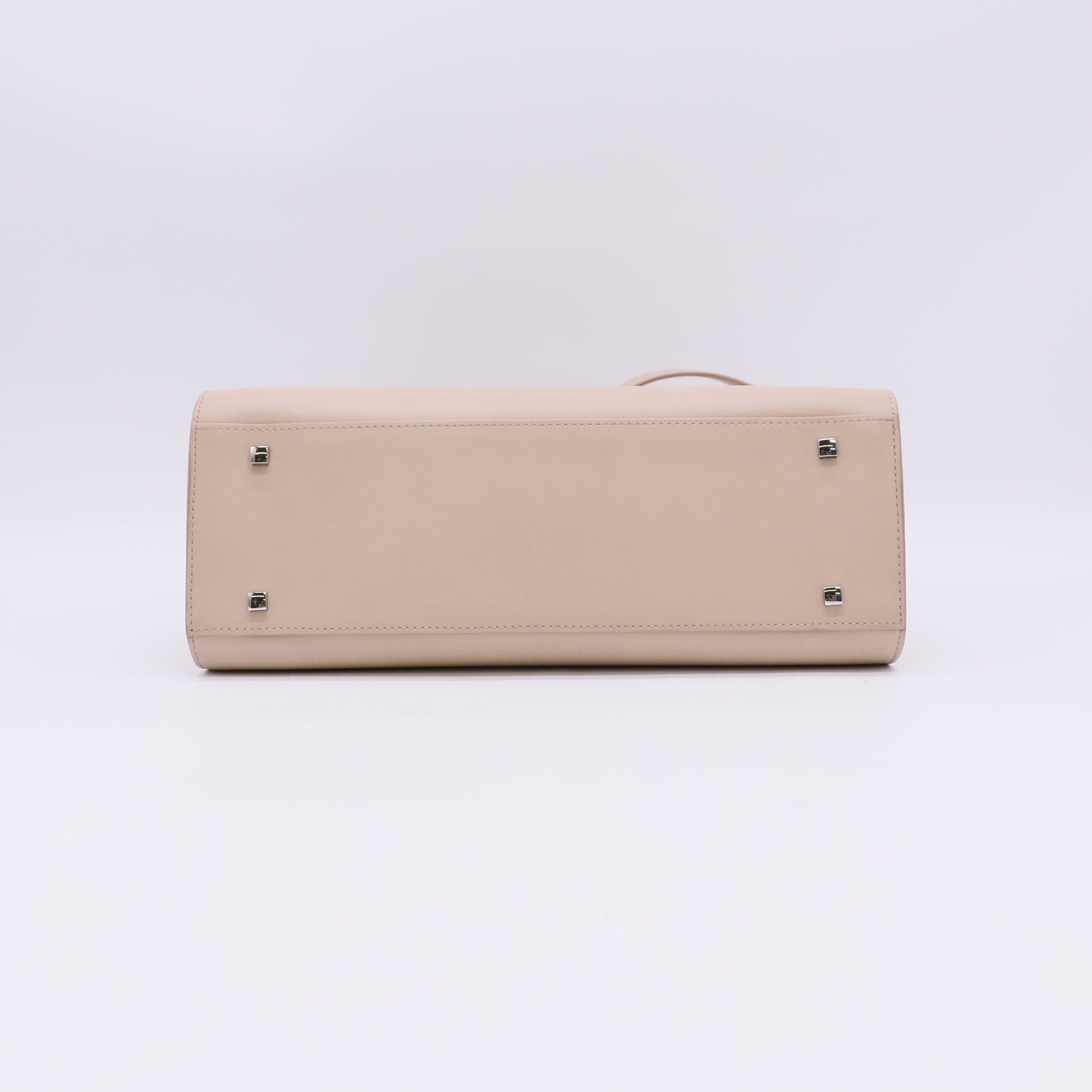 Delvaux Tempête MM Bag in Nude/Pink Beige Leather B23013