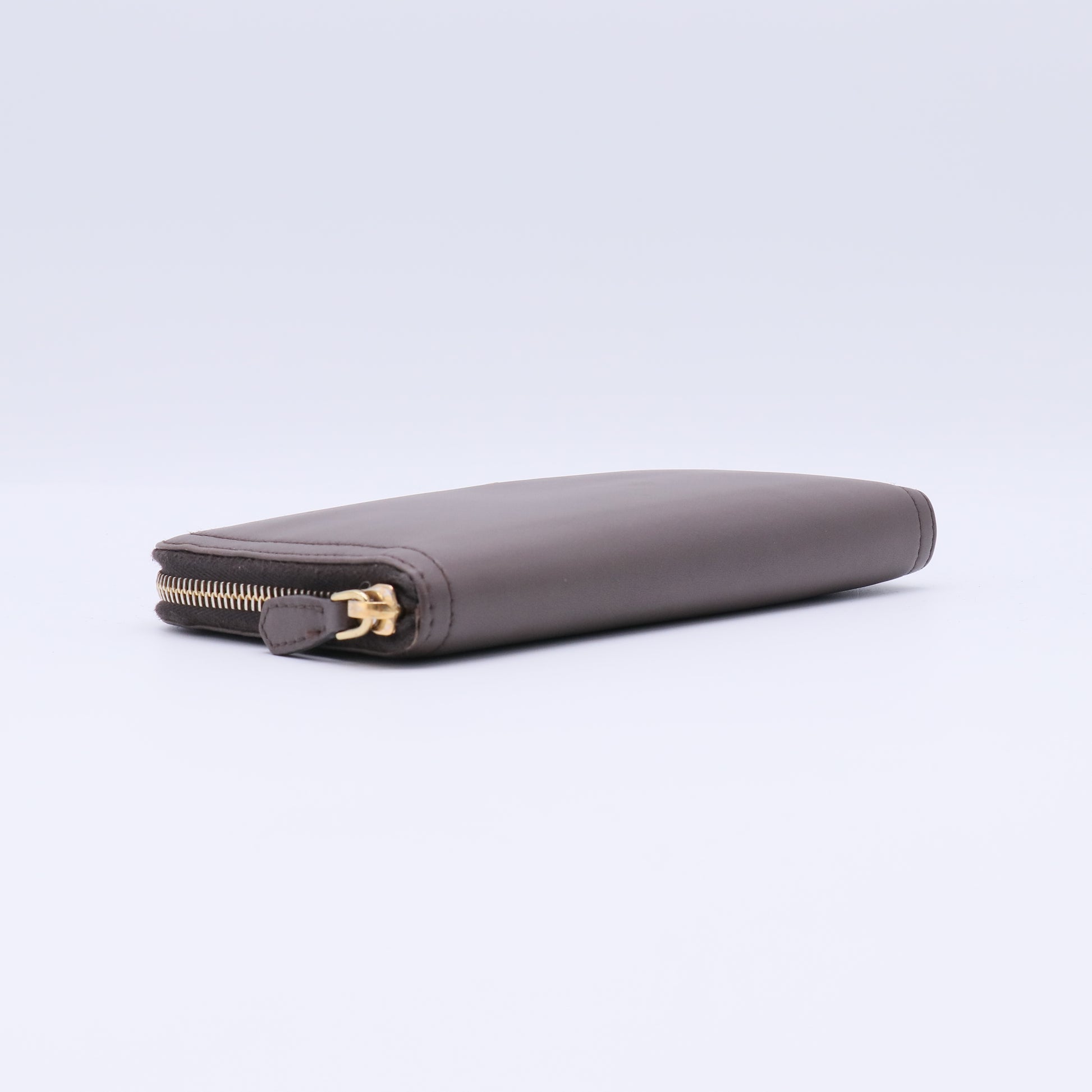 Prada Vitello Grain Zip Around Wallet W21281