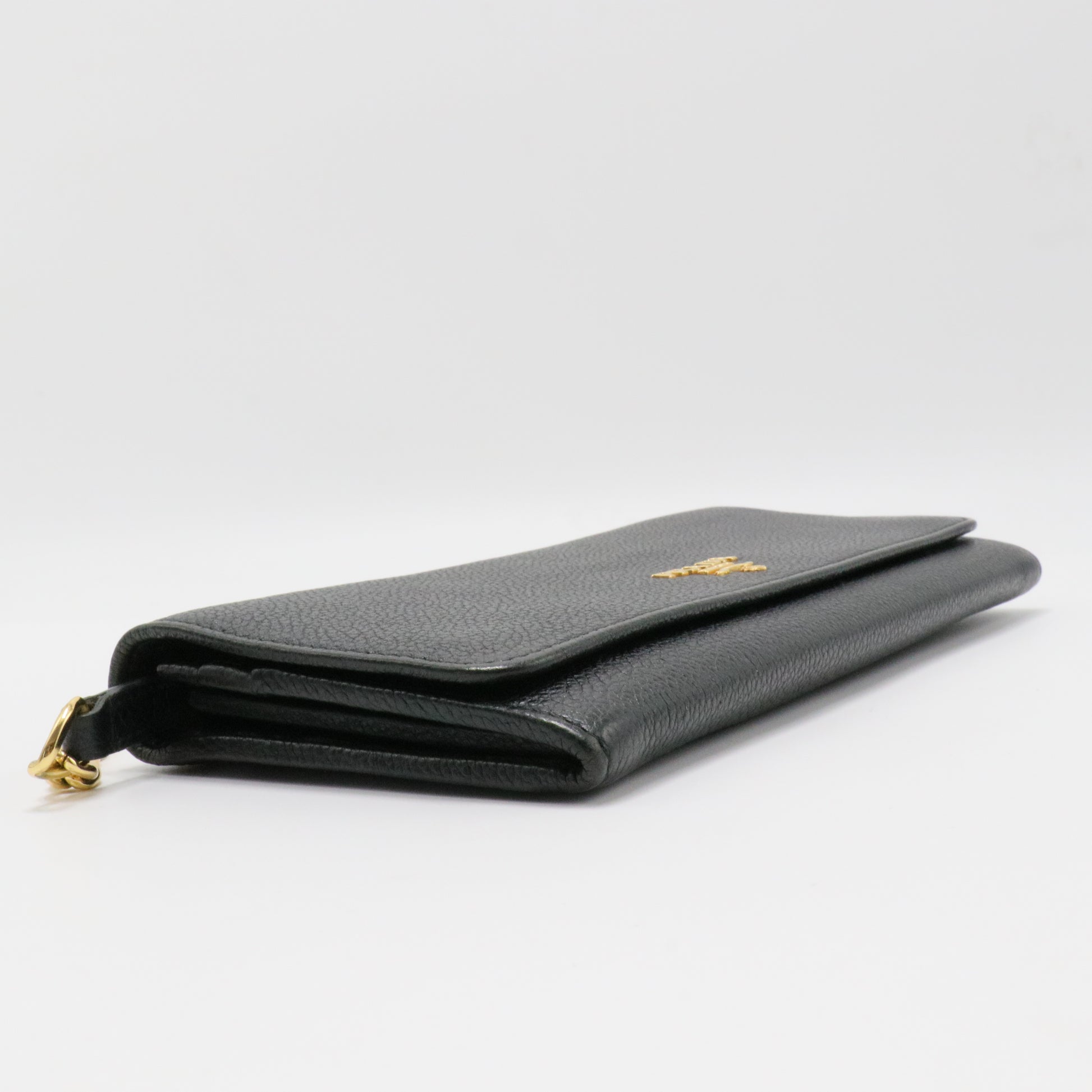 Daino Colour Continental Wallet Black Fuoco